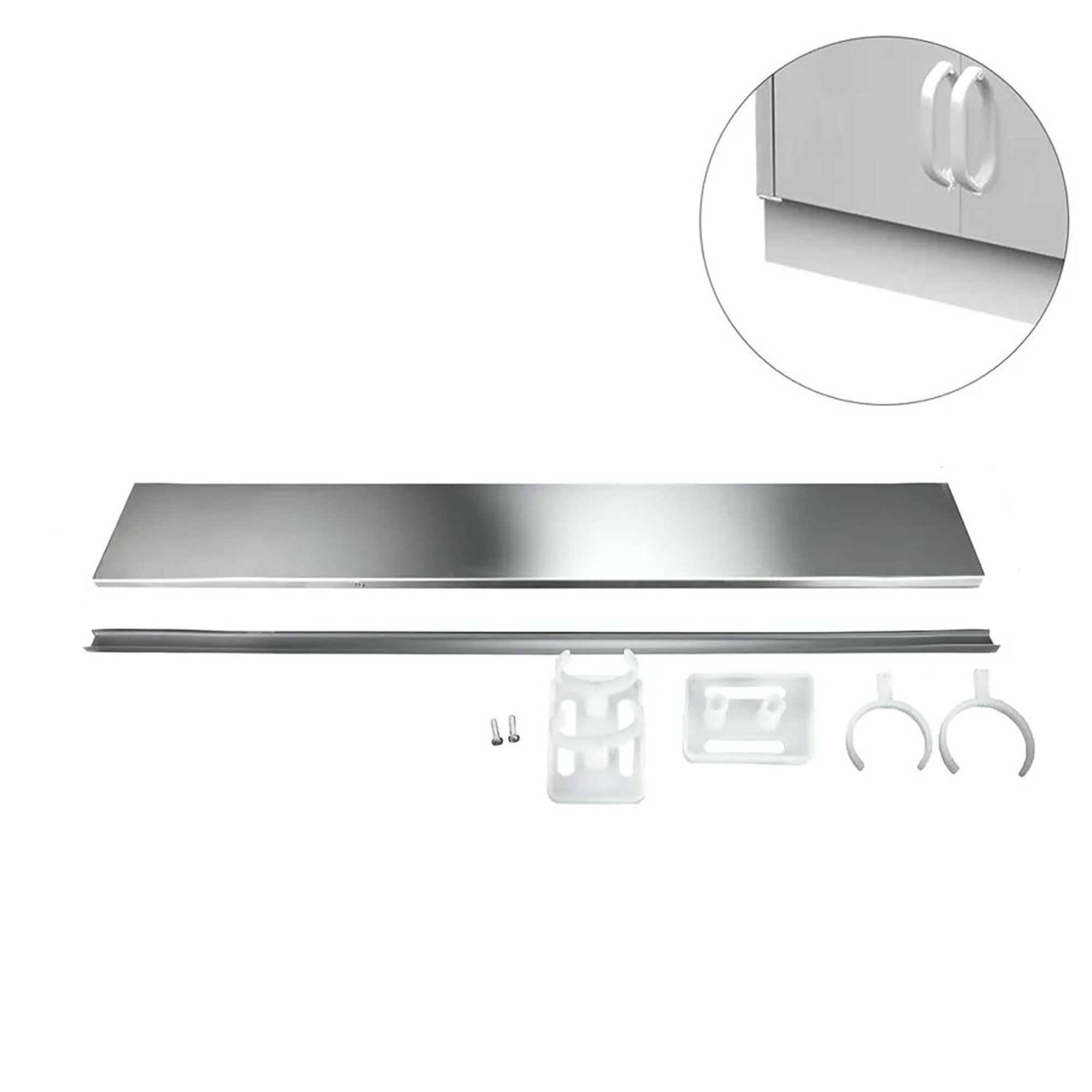 Socle en inox – longueur : 1200 mm