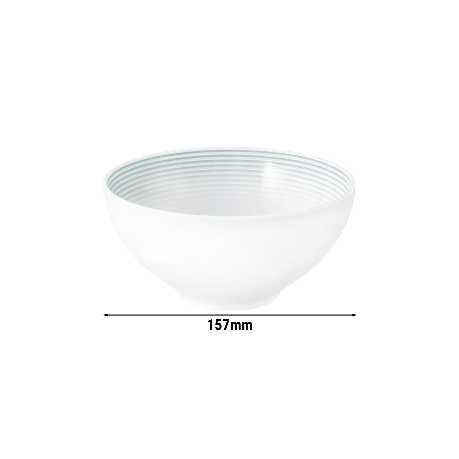 (4 pcs) SELTMANN WEIDEN | Bol rond - Ø 155 mm - Bleu Arctique         