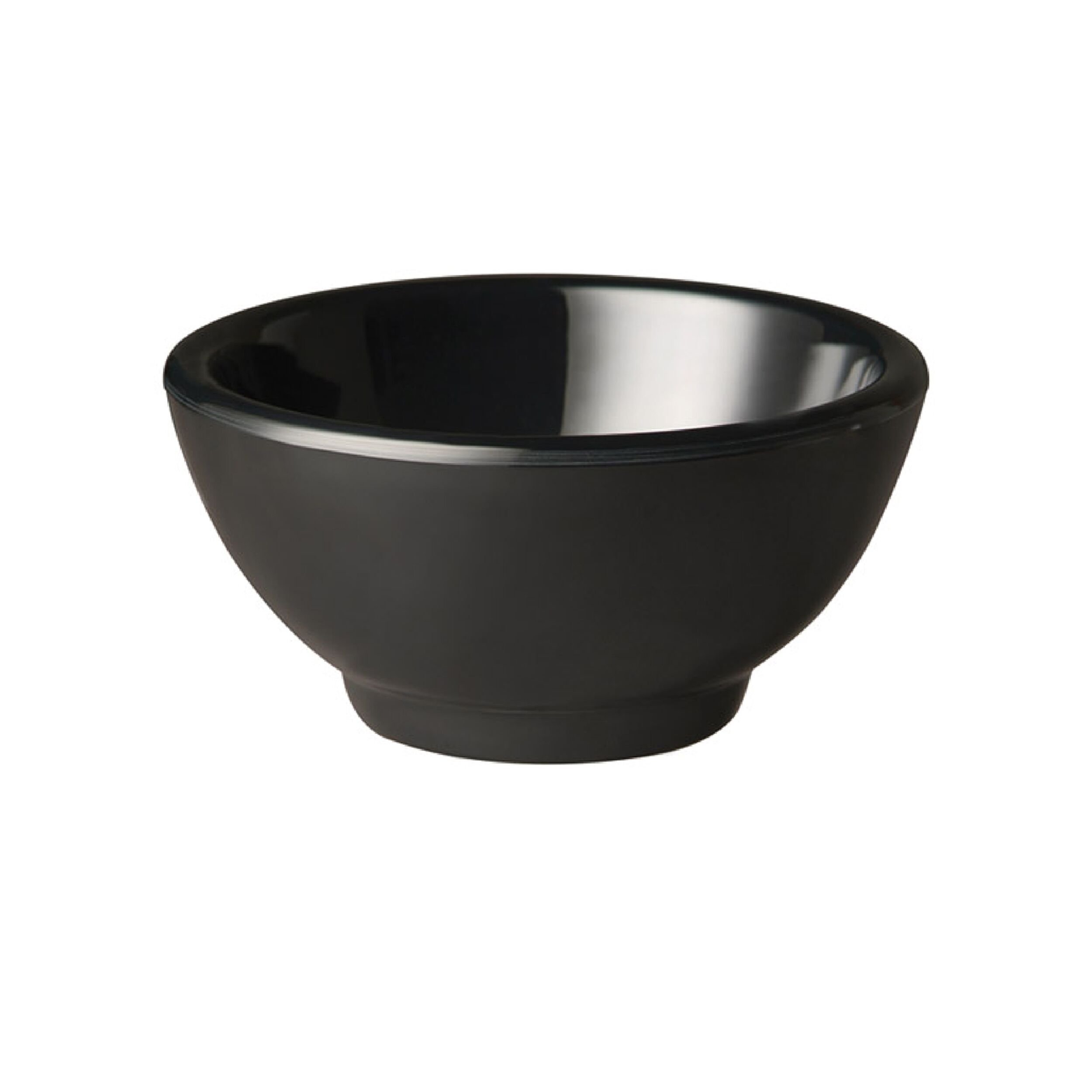 (6 pcs) Coupe - PURE - Mélamine - 300ml - Ø 130mm - Profondeur : 65mm - Noir