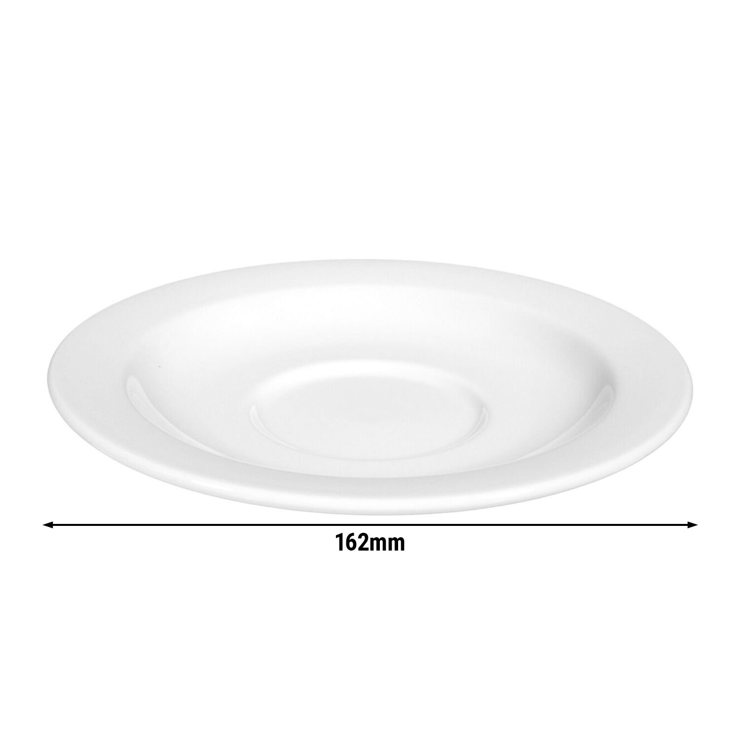 (6 pièces) SELTMANN WEIDEN | Soucoupe - Ø 162 mm - Blanc/Uni  