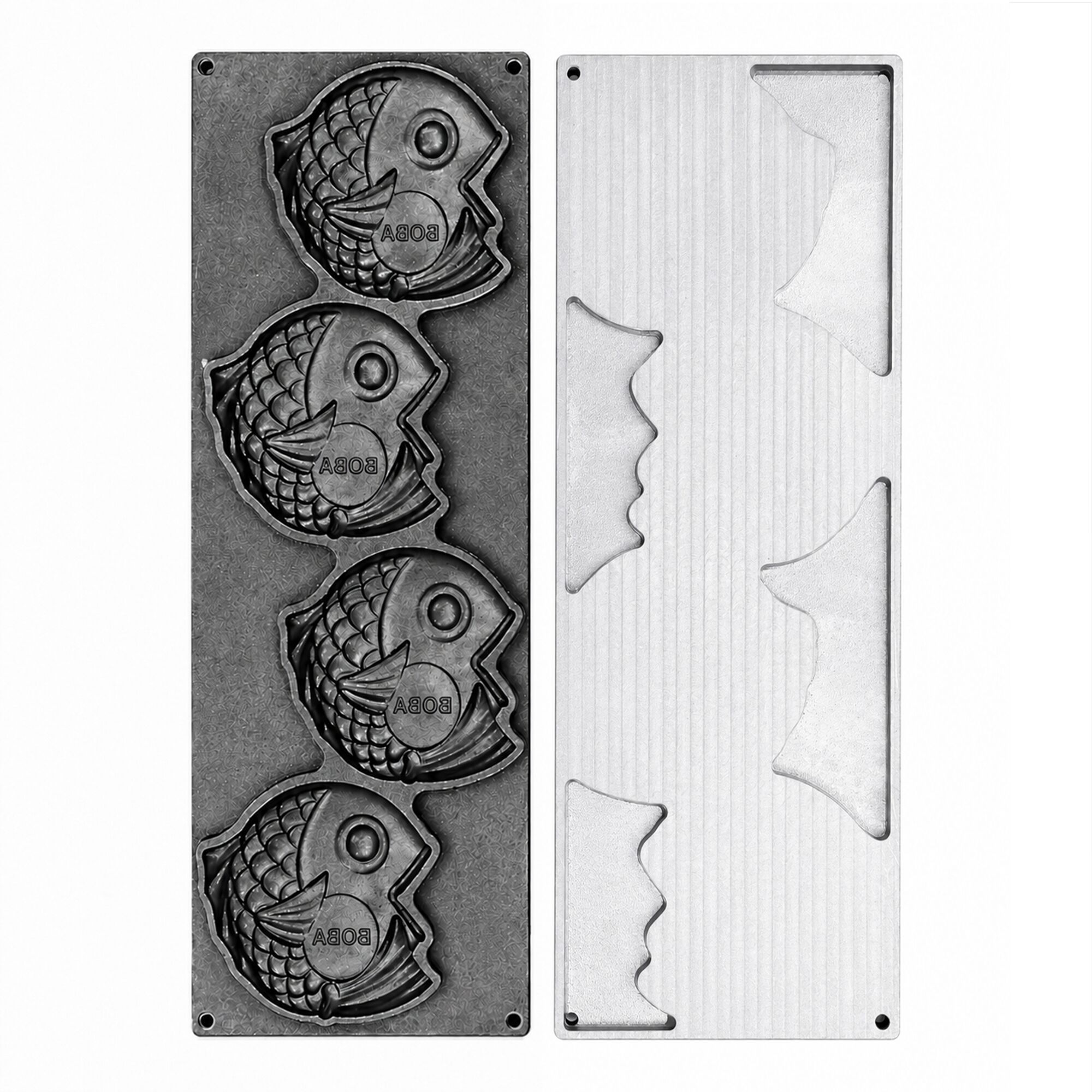 Plaques pour machine à tartelettes TMOPH - Forme : 4x poisson Tayaki