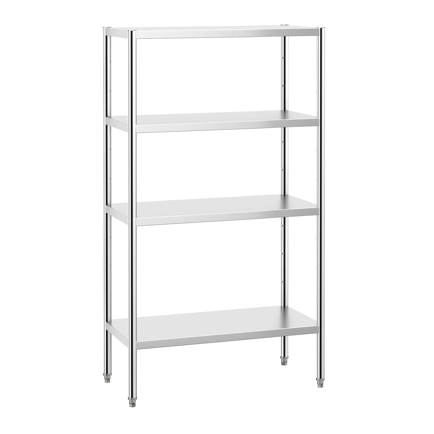 Étagère en inox PREMIUM - 1000 x 490 mm - avec 4 étagères (réglables)