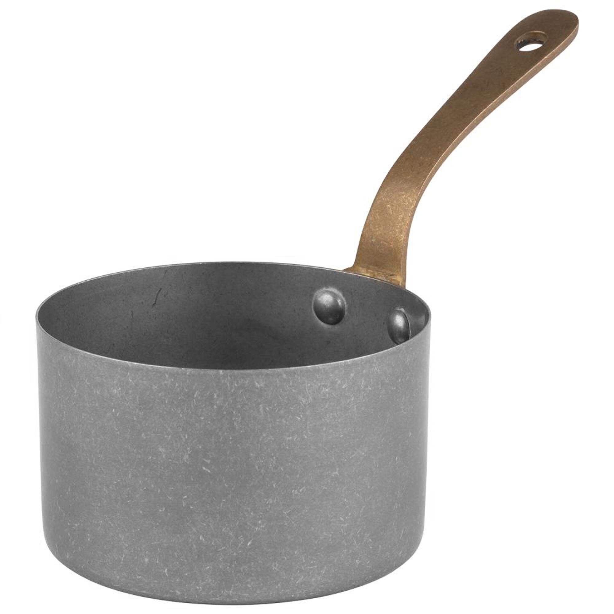 (6 pièces) Casserole à manche / casserole de service - VINTARA - inox - 0,3 litre - Ø 95 mm