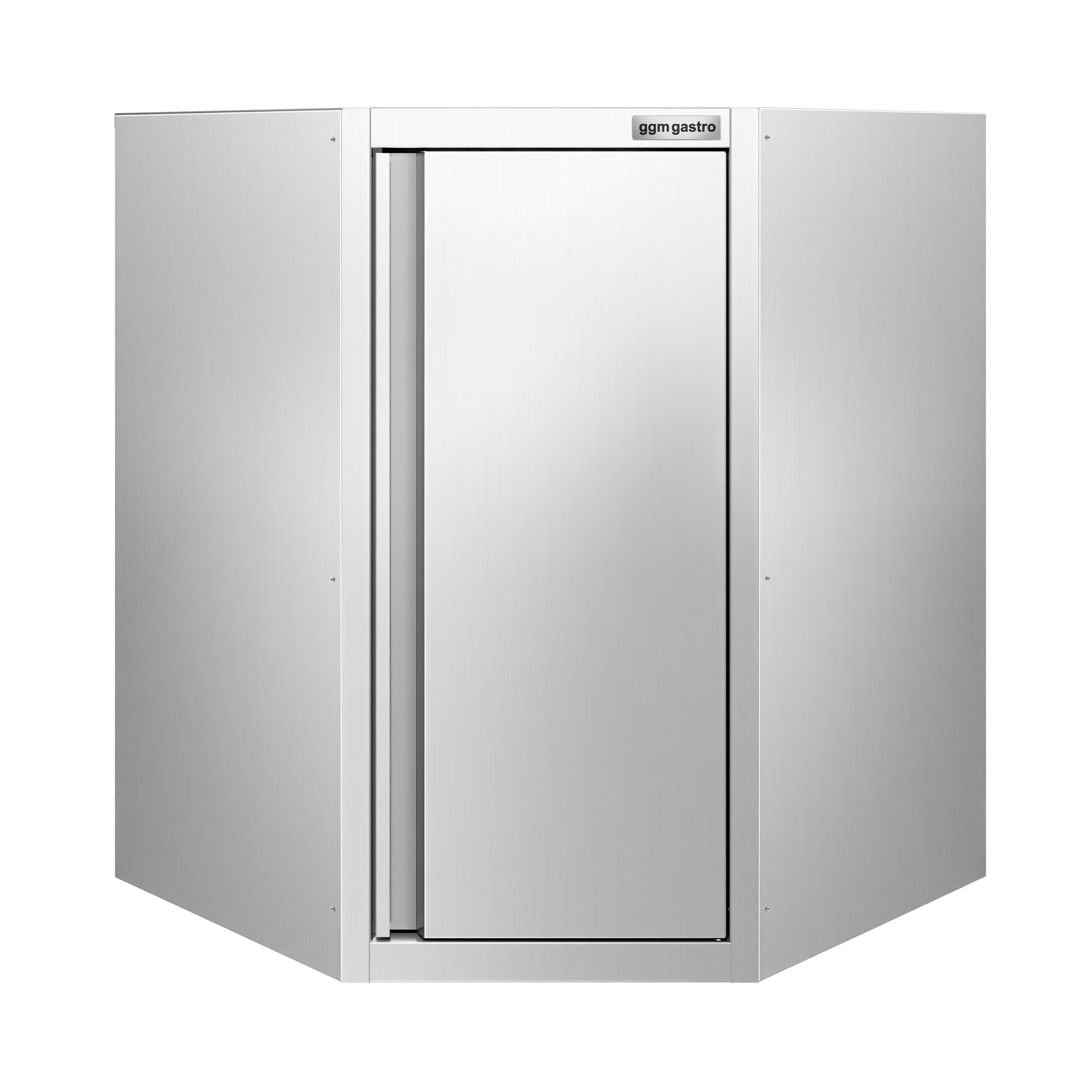 Armoire murale en acier inoxydable - 700x700mm - avec portes battantes - 800mm de haut