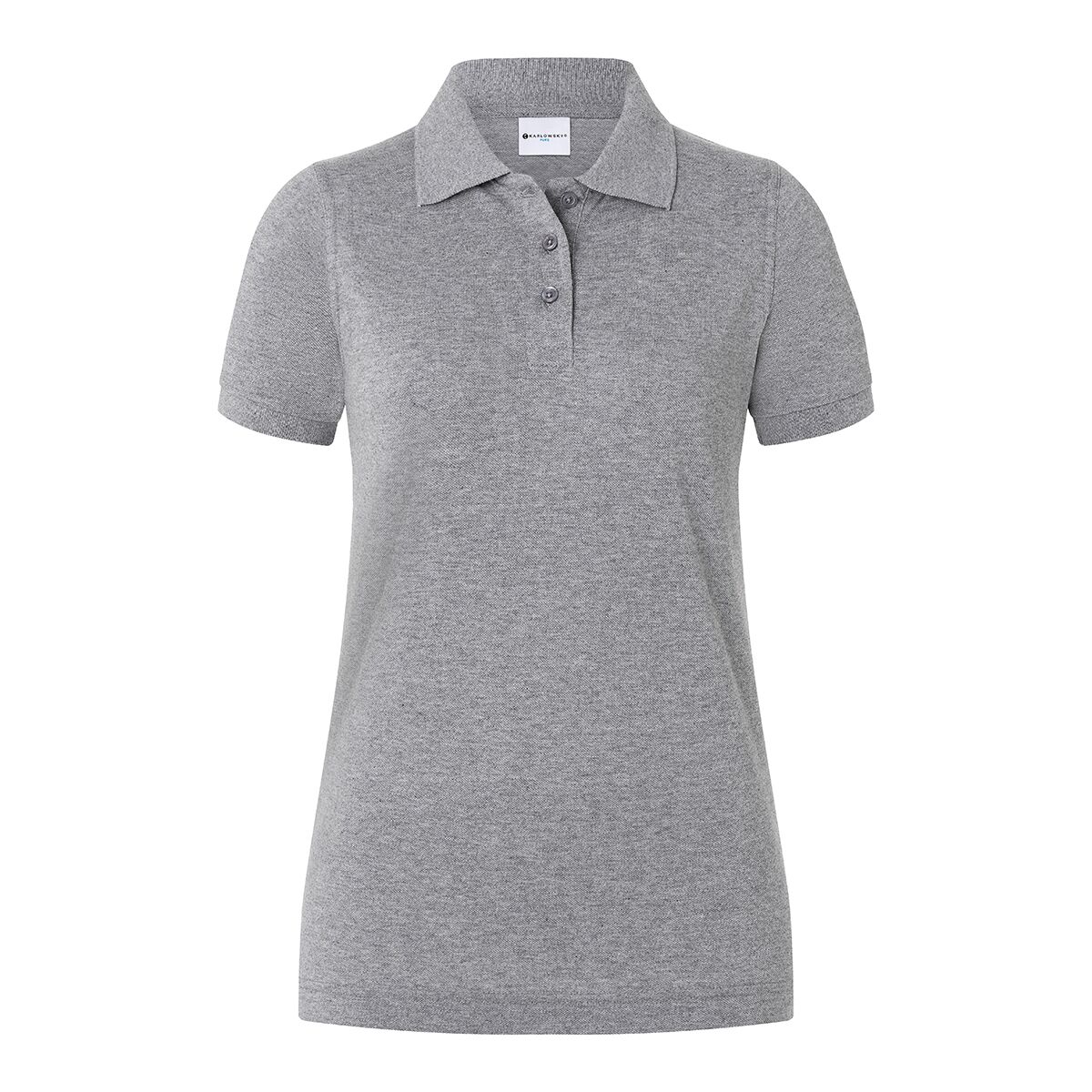 KARLOWSKY | Polo Workwear Femme Basic - Gris clair - Taille : L