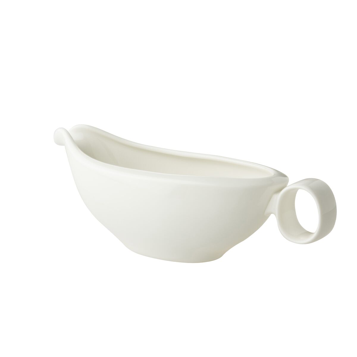 (6 pièces) LUX – Saucière Maastricht – 250 ml – 195 × 85 mm – ivoire