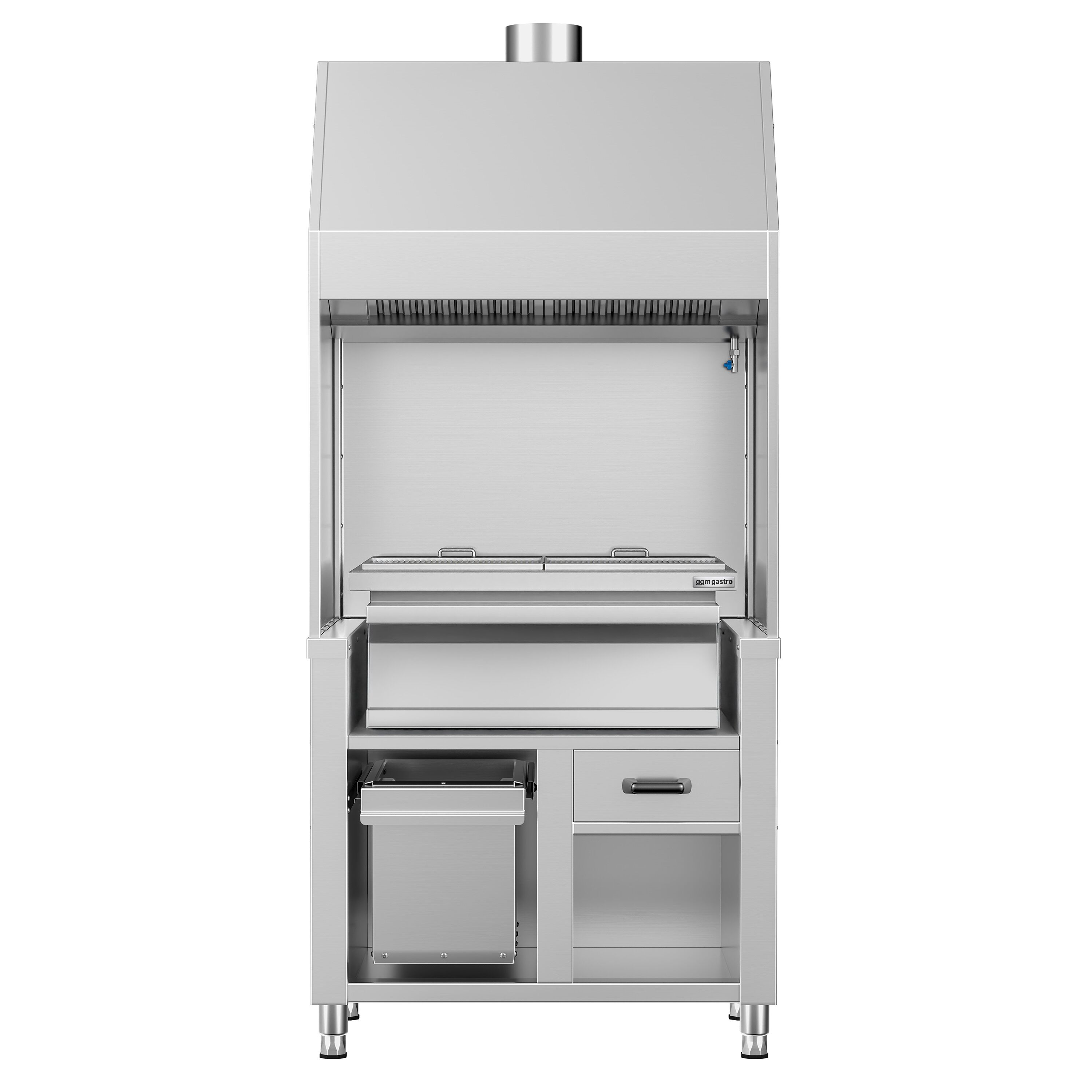 Charcoal Grill - 960mm - 2 grill grates