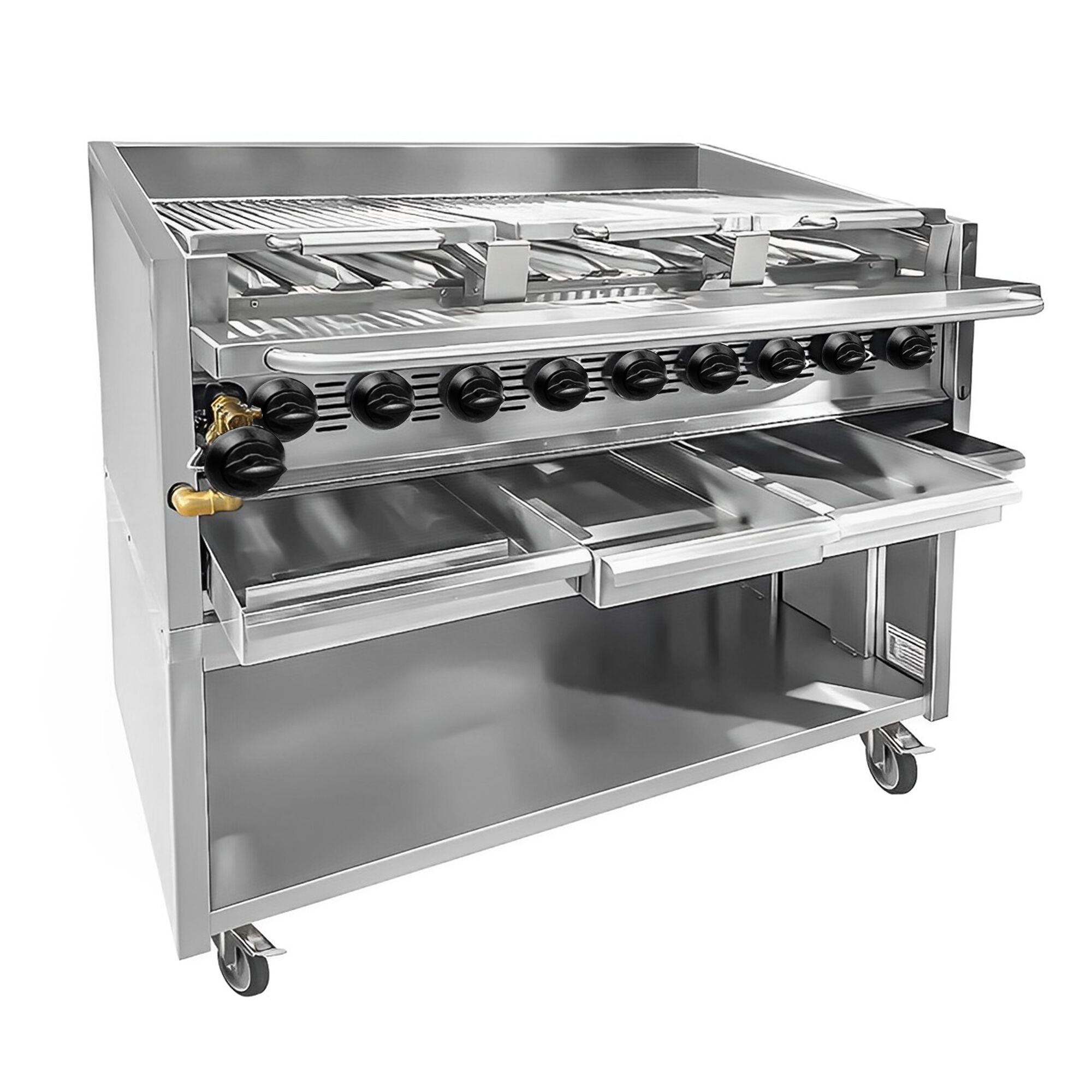 Hochleistungsgrill - 25 kW - American Style - 3 Grillroste