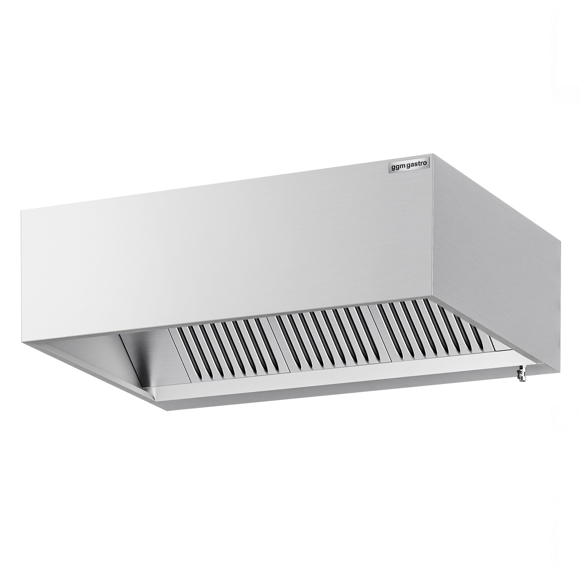 Induction box hood - 1600mm - with filter & light - without motor
