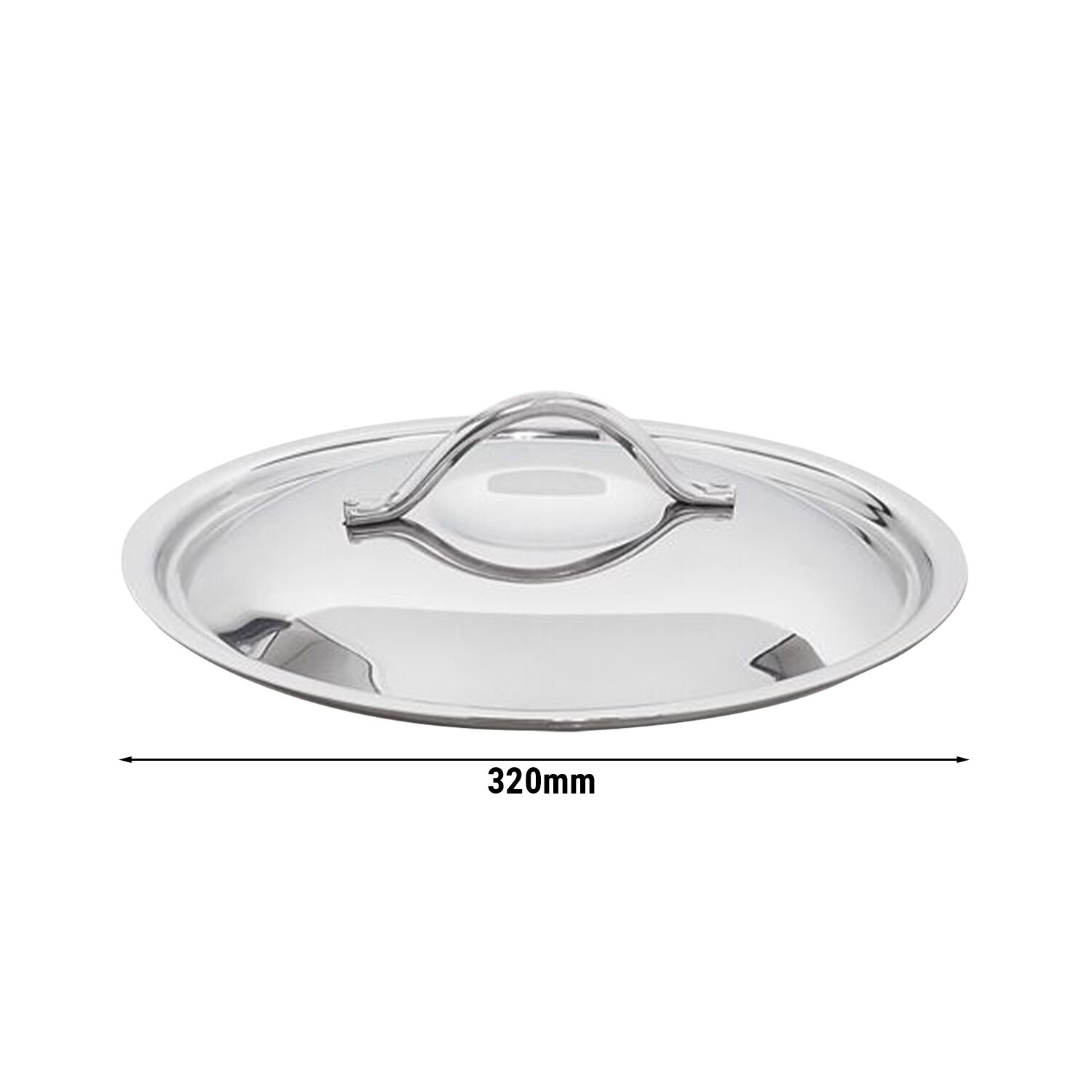 Topfdeckel - Edelstahl - Ø 320mm
