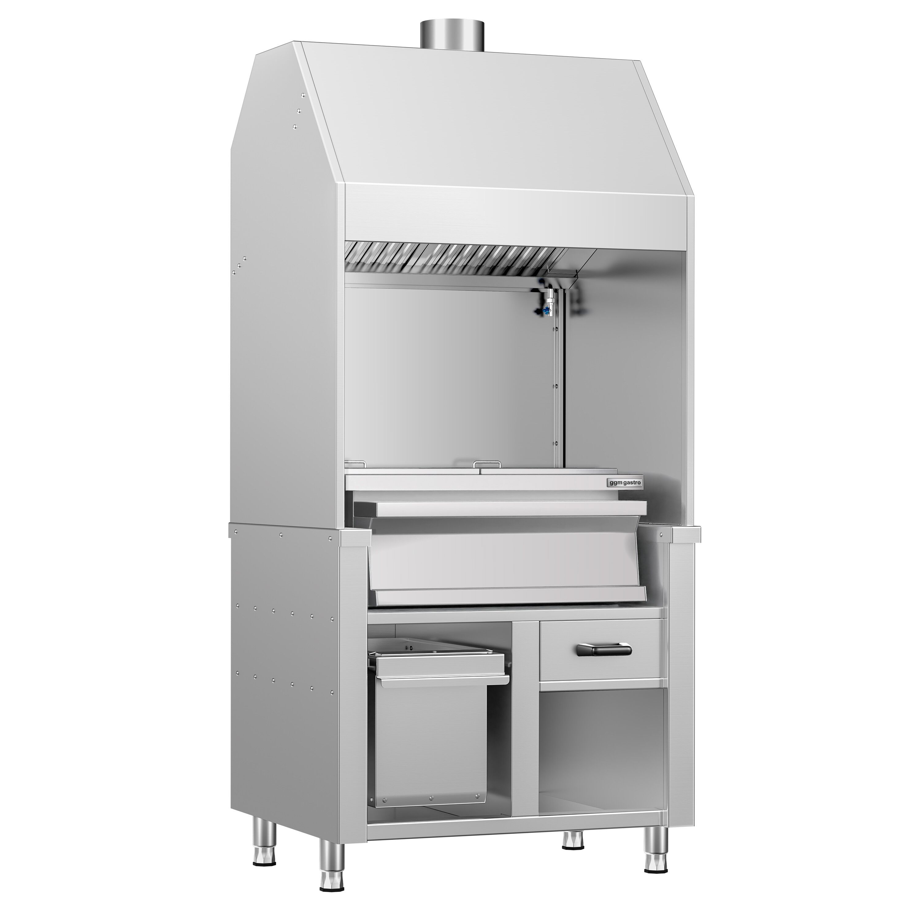 Charcoal Grill - 960mm - 2 grill grates