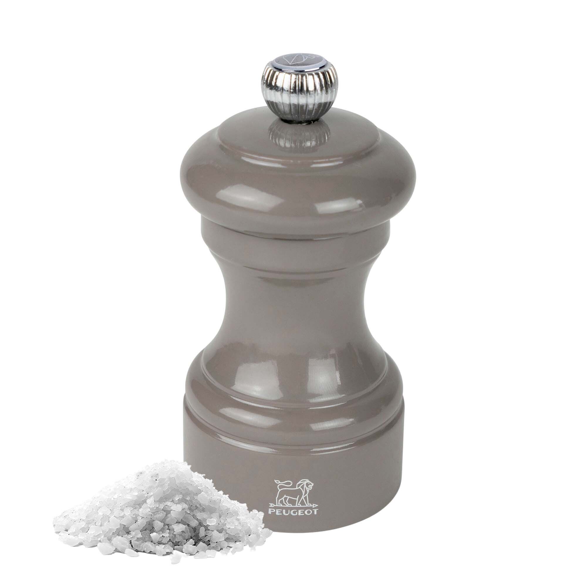 (6 pièces) PEUGEOT | BISTRORAMA – Moulin à sel – Bois – Gris taupe – Hauteur : 100 mm