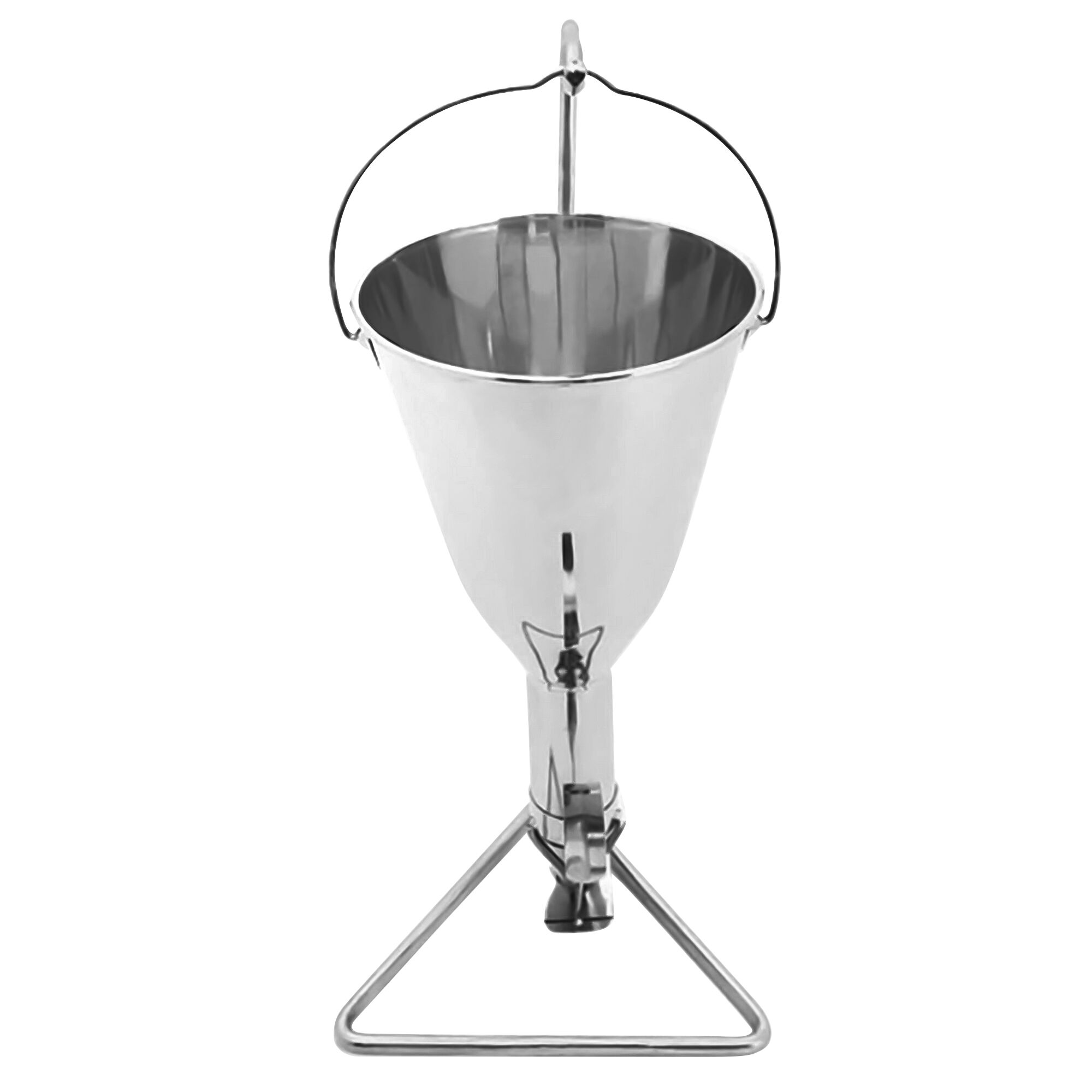 Trémie pour churros - 1L - Inox