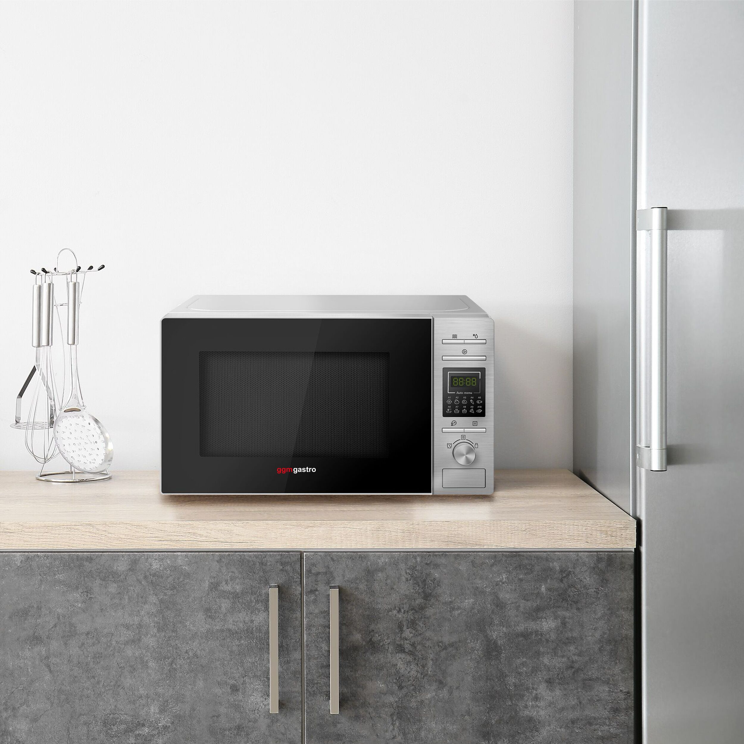 Micro-ondes avec grill – 20 litres – 1 kW – Numérique