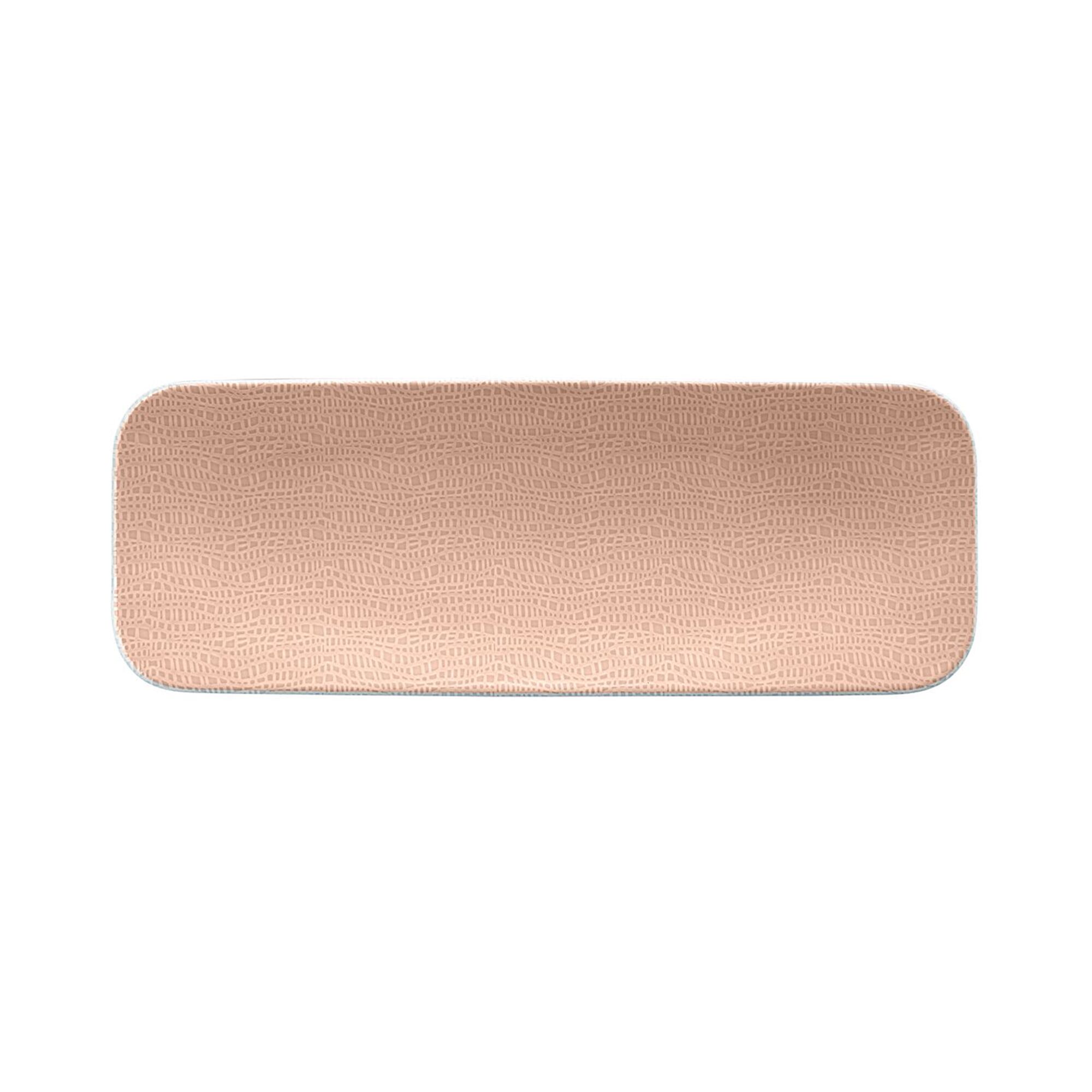 (2 pièces) SELTMANN WEIDEN | Assiette coupe – plate rectangulaire – 380 × 140 mm – Rose ancien