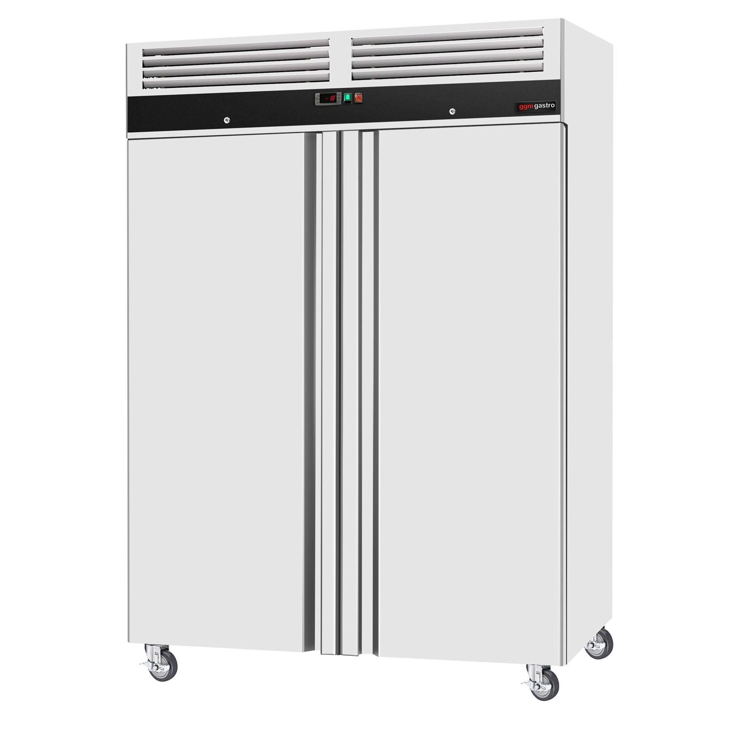 Armoire réfrigérée négative en acier inoxydable inox ECO – GN 2/1 – 1400 litres – avec 2 portes