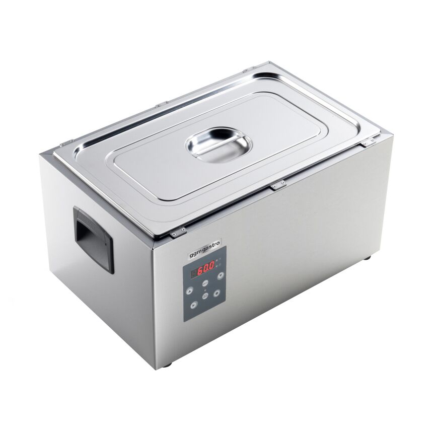 Sous Vide Suda Pişirme Makinesi/Softcooker - 29L - GN 1/1 - 1,7kW - boşaltma musluklu - kapaklı