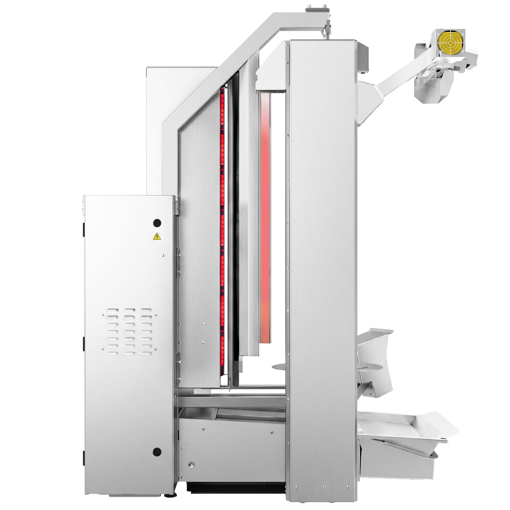 Gas Kebabrobot - justerbar brännarsektion - V-formad brännarsektion - 37,24 kW - max. 280 kg - inkl. 1 köttspett