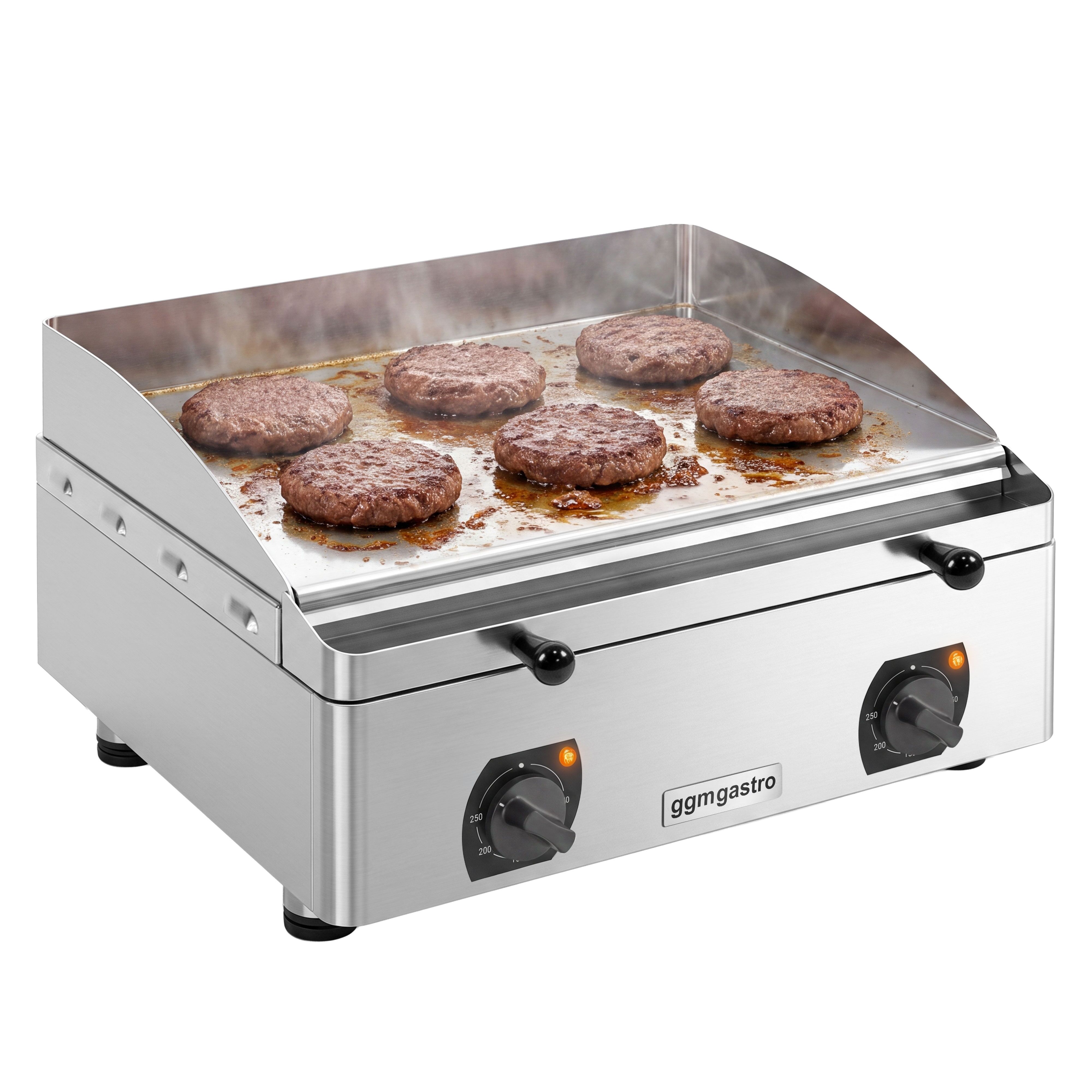 Electric Griddle – 4 kW – Smooth – Cooking Surface: 555x400 mm