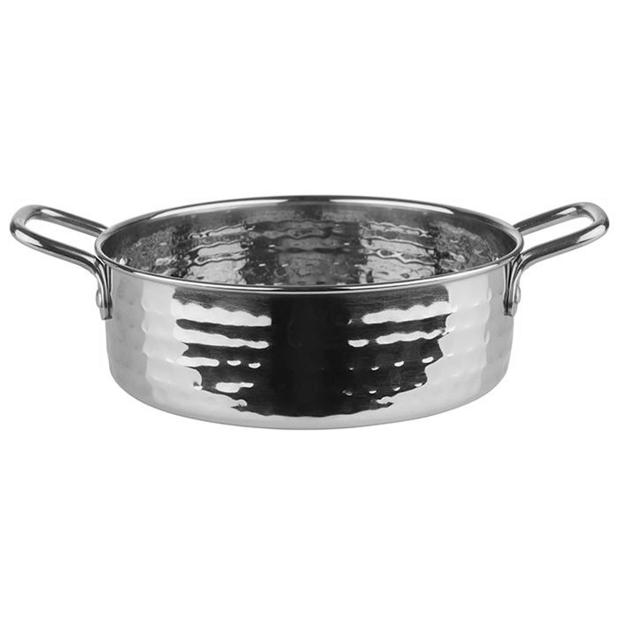 (6 pcs) Mini poêlon MUMBAI - Acier inoxydable - 0,75L - Ø15,5 cm - Hauteur:50mm