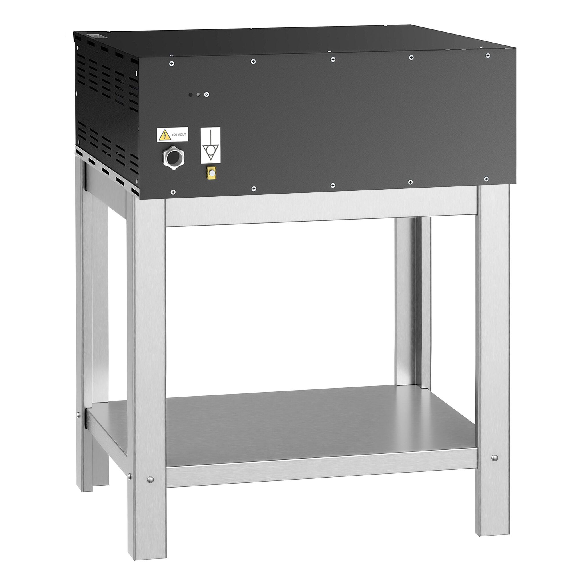 Four à pizza électrique – 4 x 30 cm – Manuel – incl. support inférieur