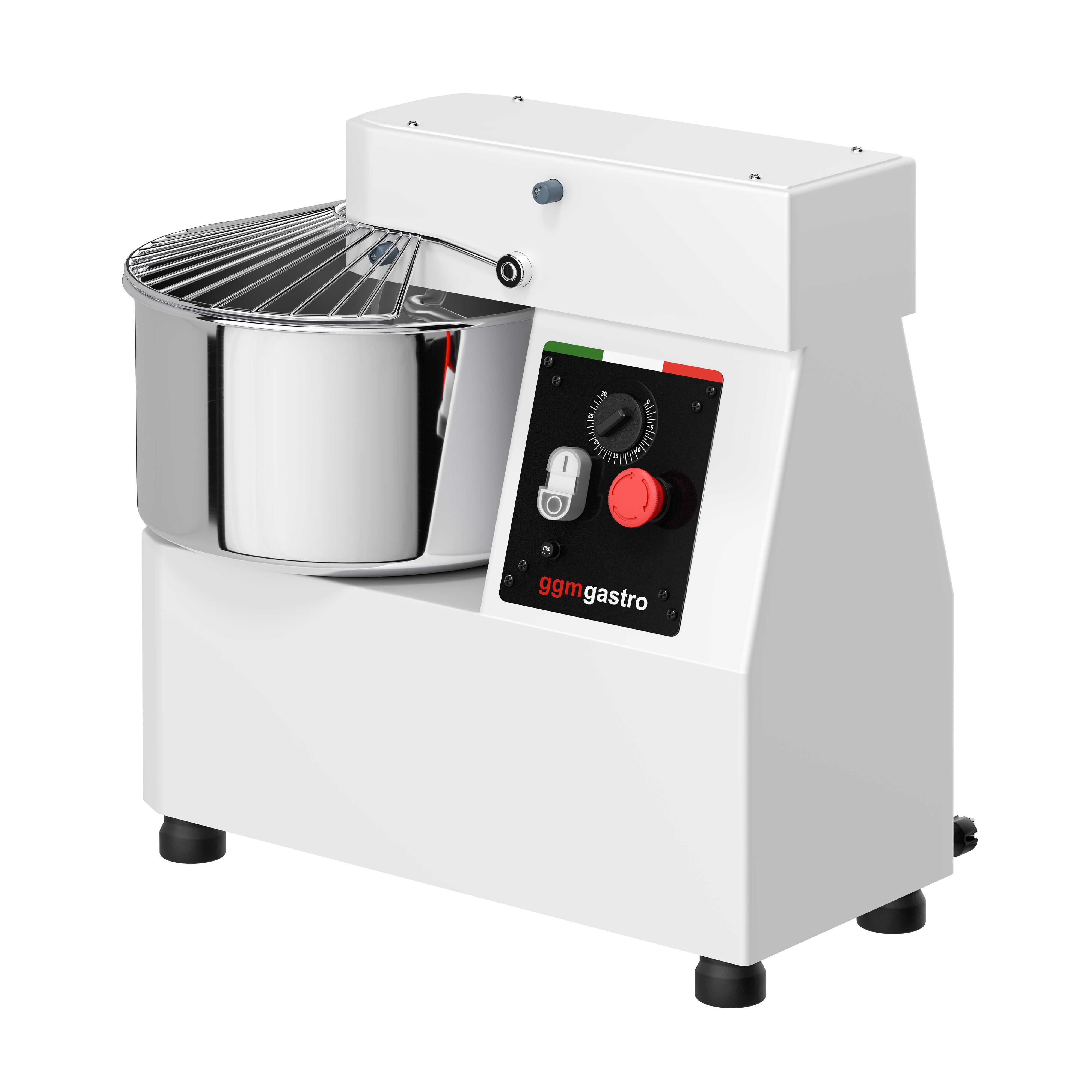 Pétrin à Pâte / Pétrin à spirale - 22 Litres / 18 kg - avec Cuve Fixe - Fonction Minuterie