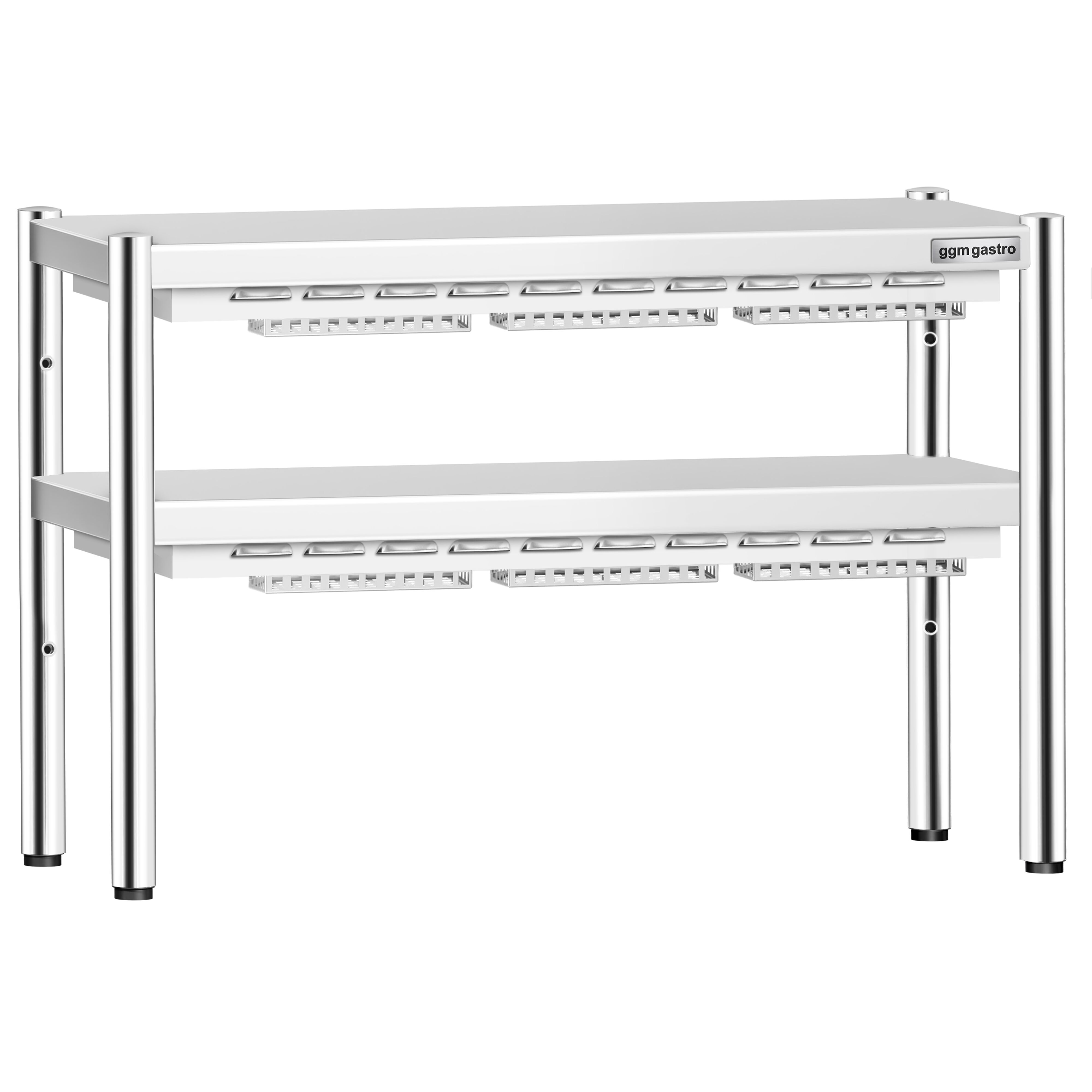 Pont chauffant PREMIUM infrarouge - 1200x370mm - 1,05kW - 2 étages chauffants - réglable en hauteur
