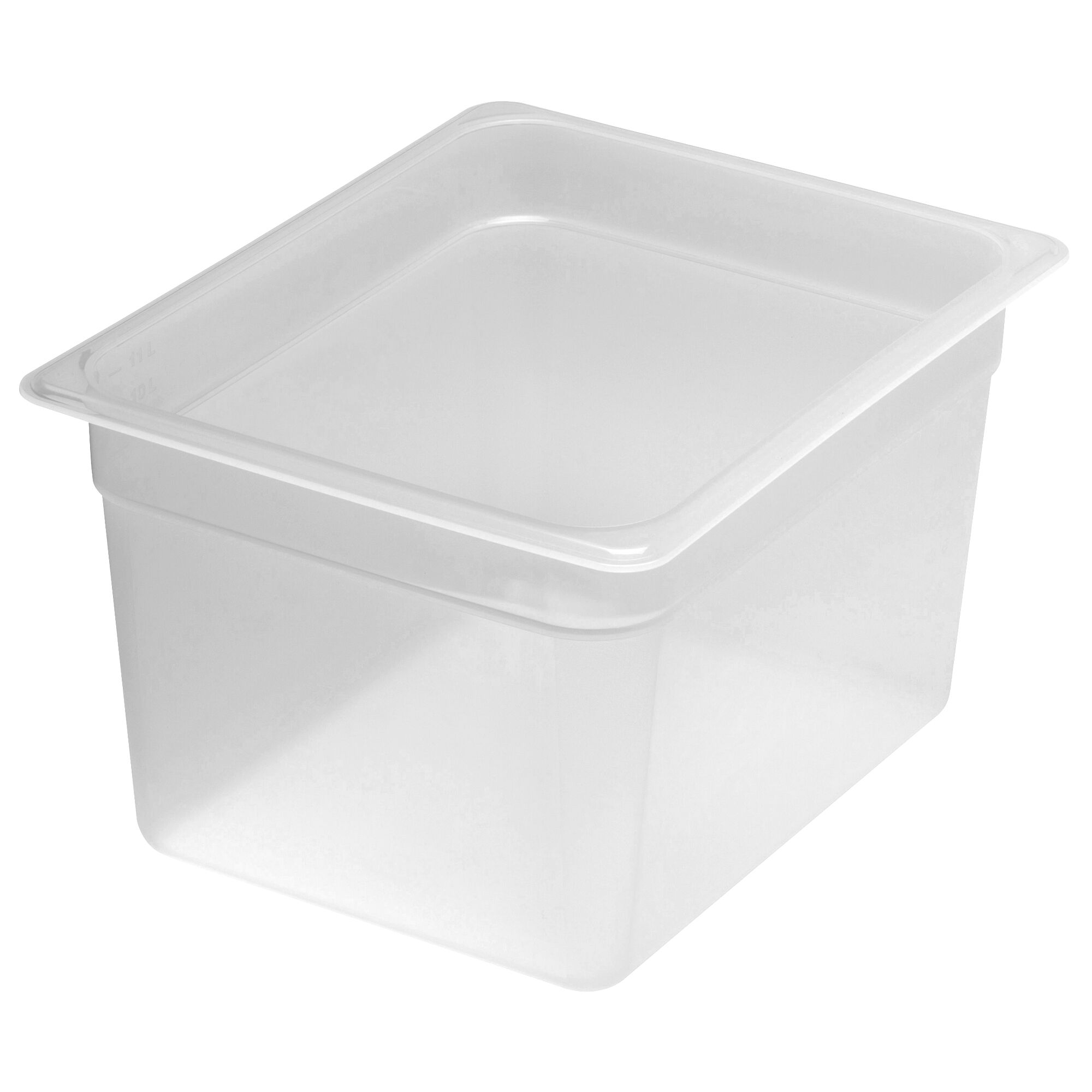 (6 pièces) CAMBRO | Contenants GN 1/2 en polypropylène – laiteux – hauteur : 200 mm