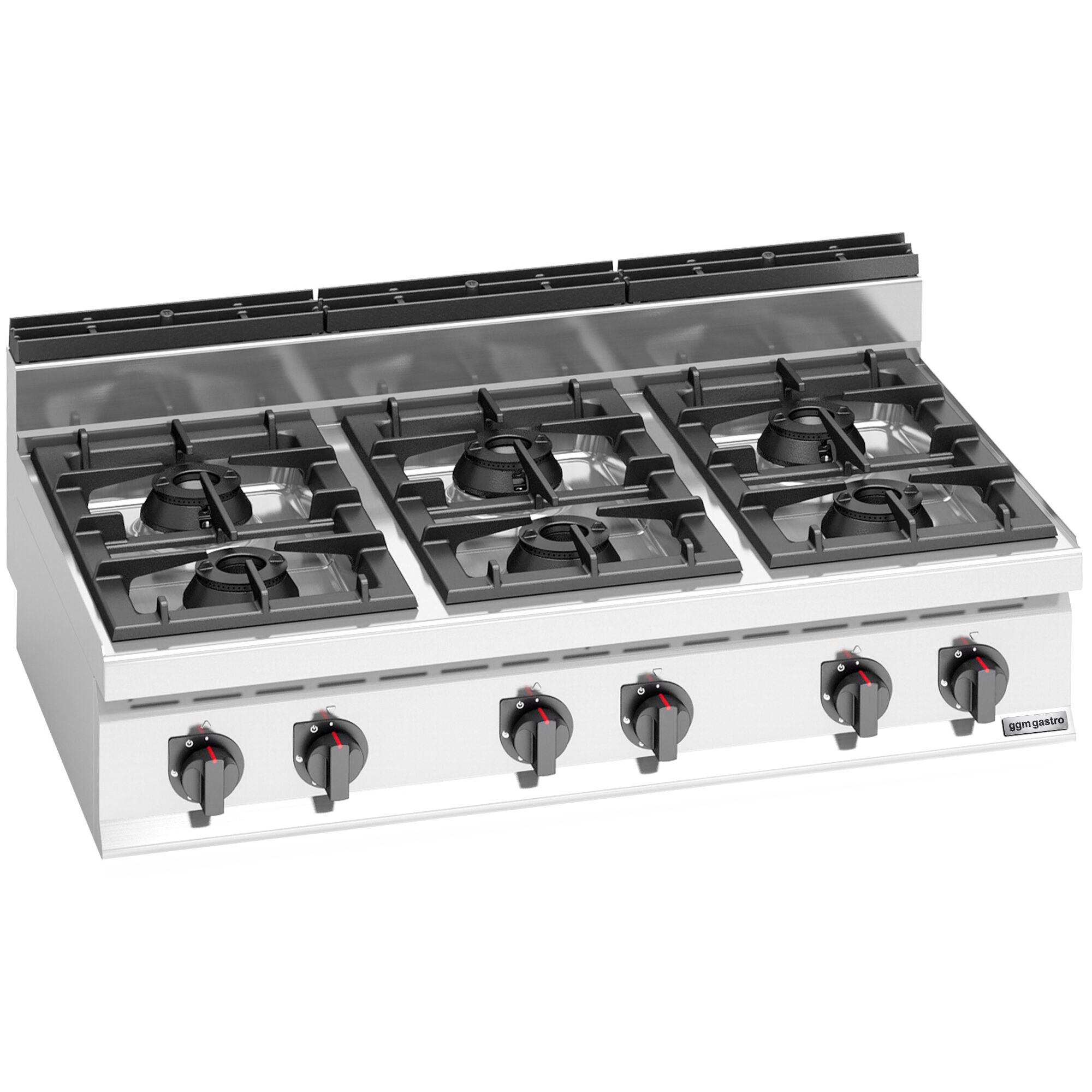 Fourneau à gaz – 42 kW – 6 brûleurs – modèle haute performance