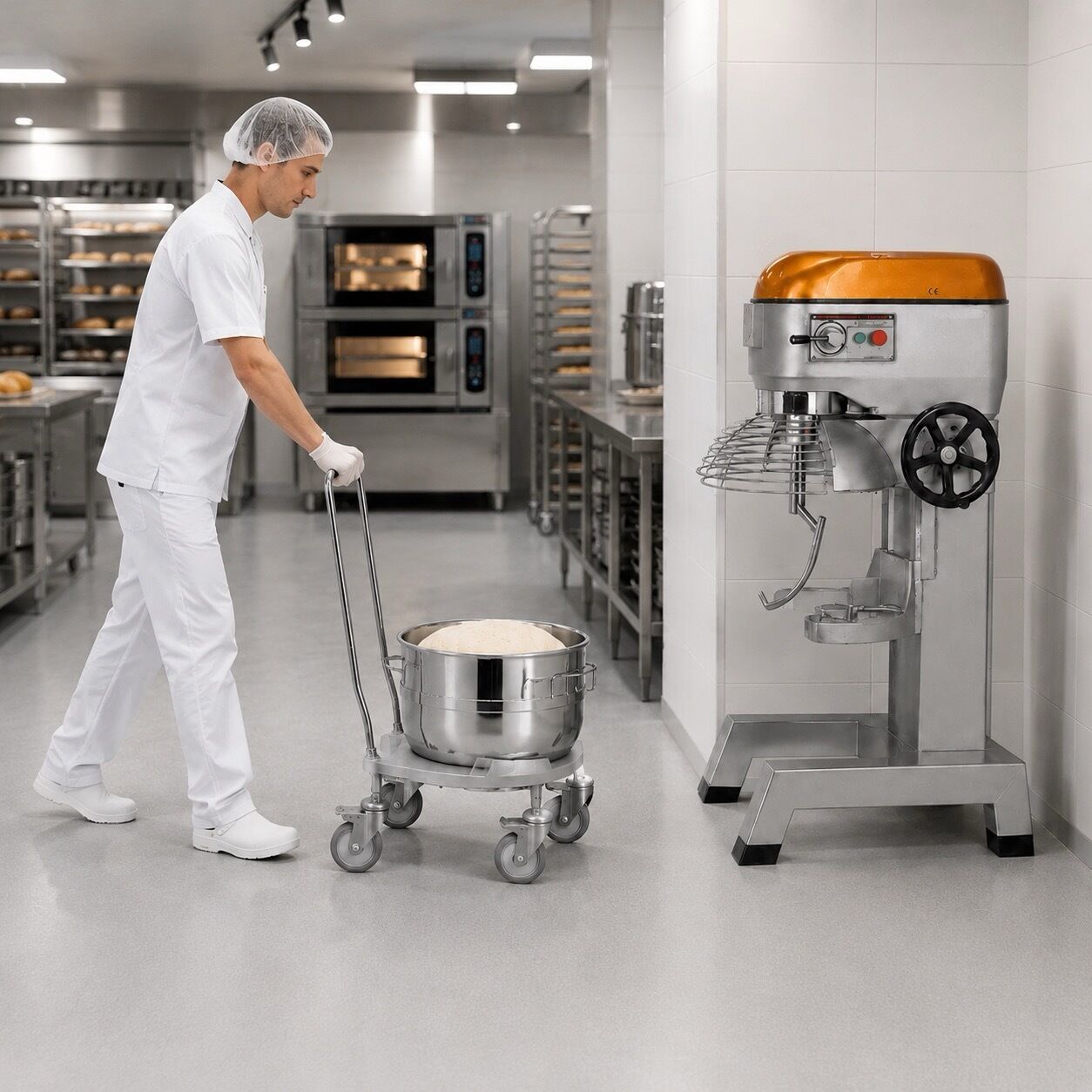 Bowl Transport Trolley - 335x420mm - Suitable for PLRM40H & PLRM60H