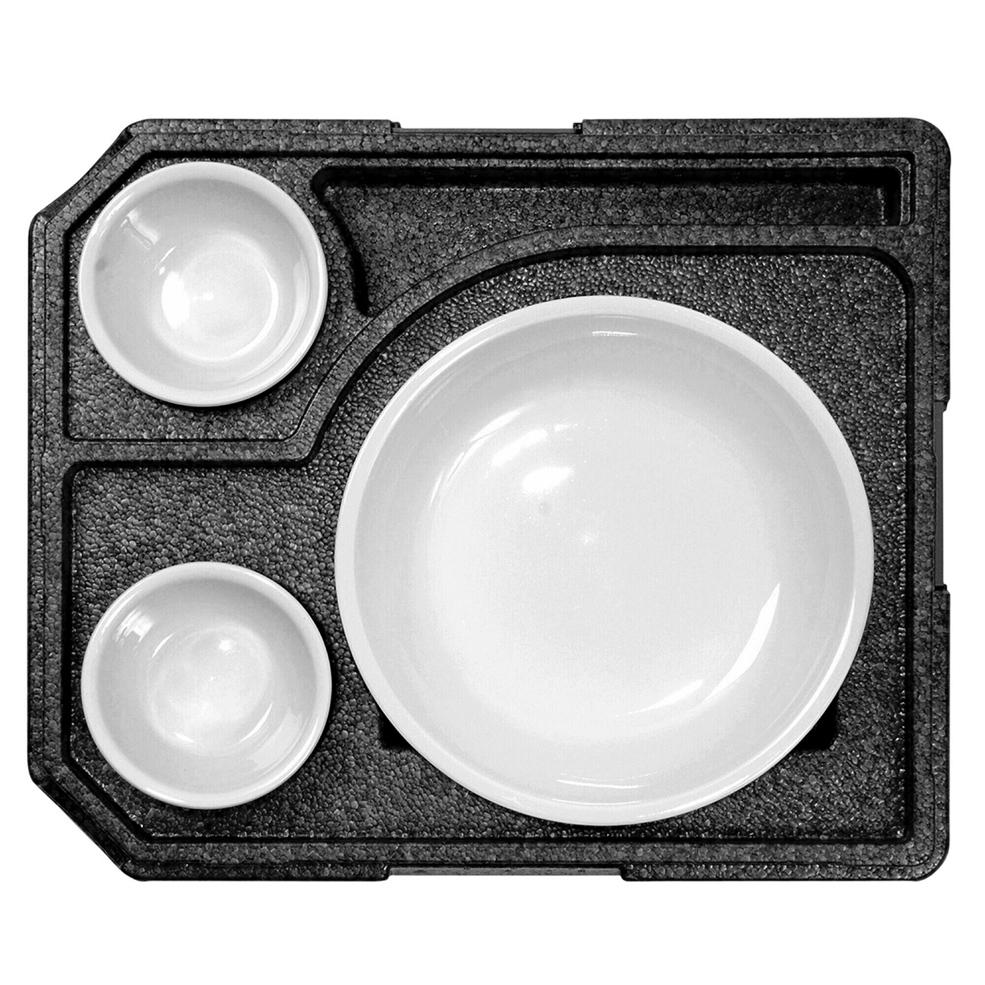 (10 pièces) THERMO FUTURE BOX | Boîte isotherme DINNER +2 - Noir