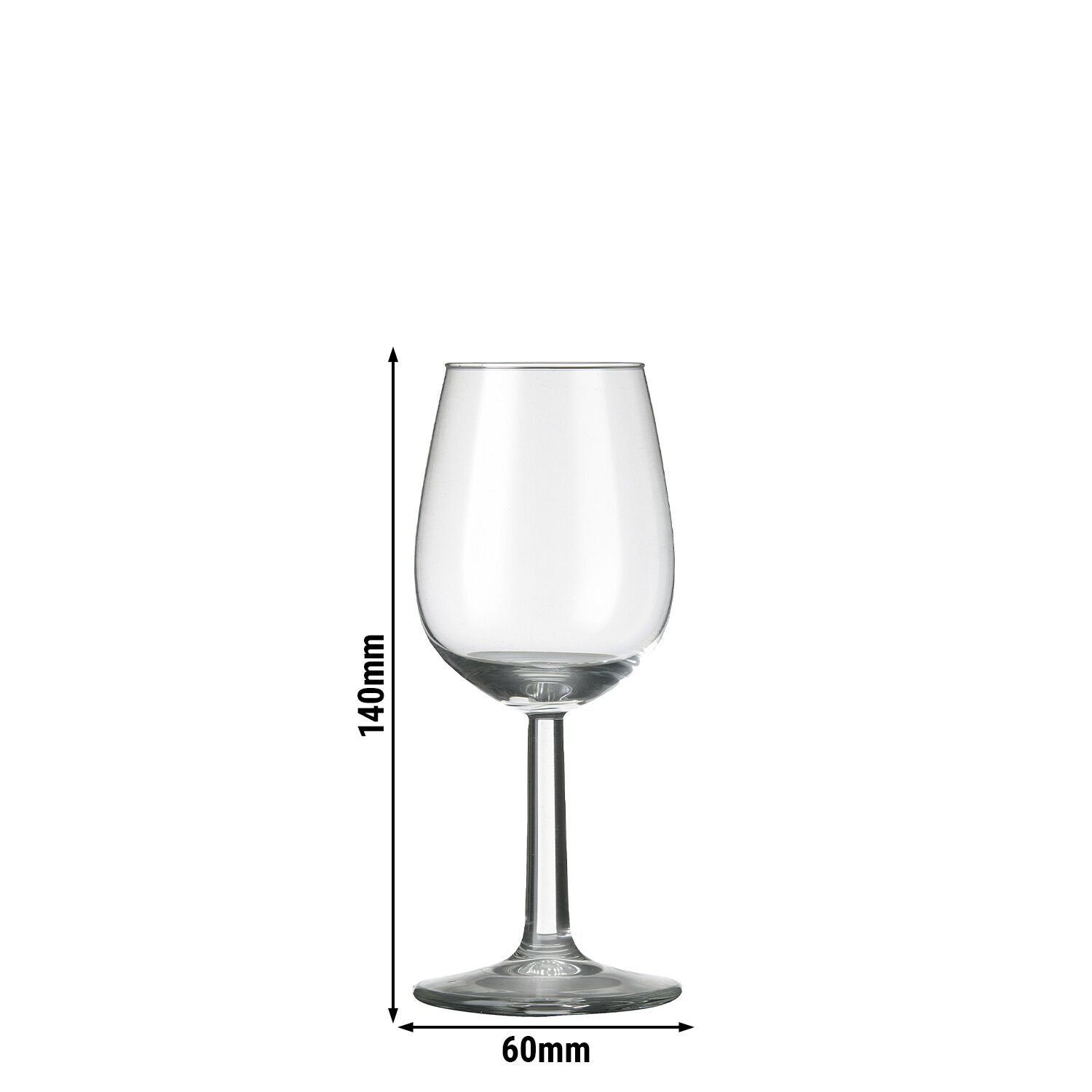 (6 pcs) Port / Sherry glass - ESPRIT - 140 ml - Clear
