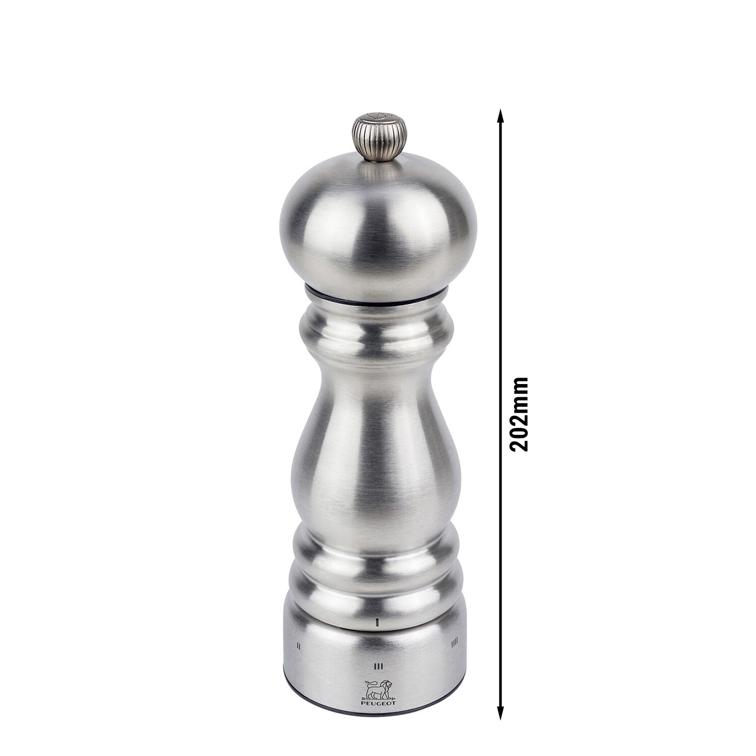 (6 pièces) PEUGEOT | PARIS CHEF – Moulin à poivre – u’Select – Inox – Hauteur : 180 mm