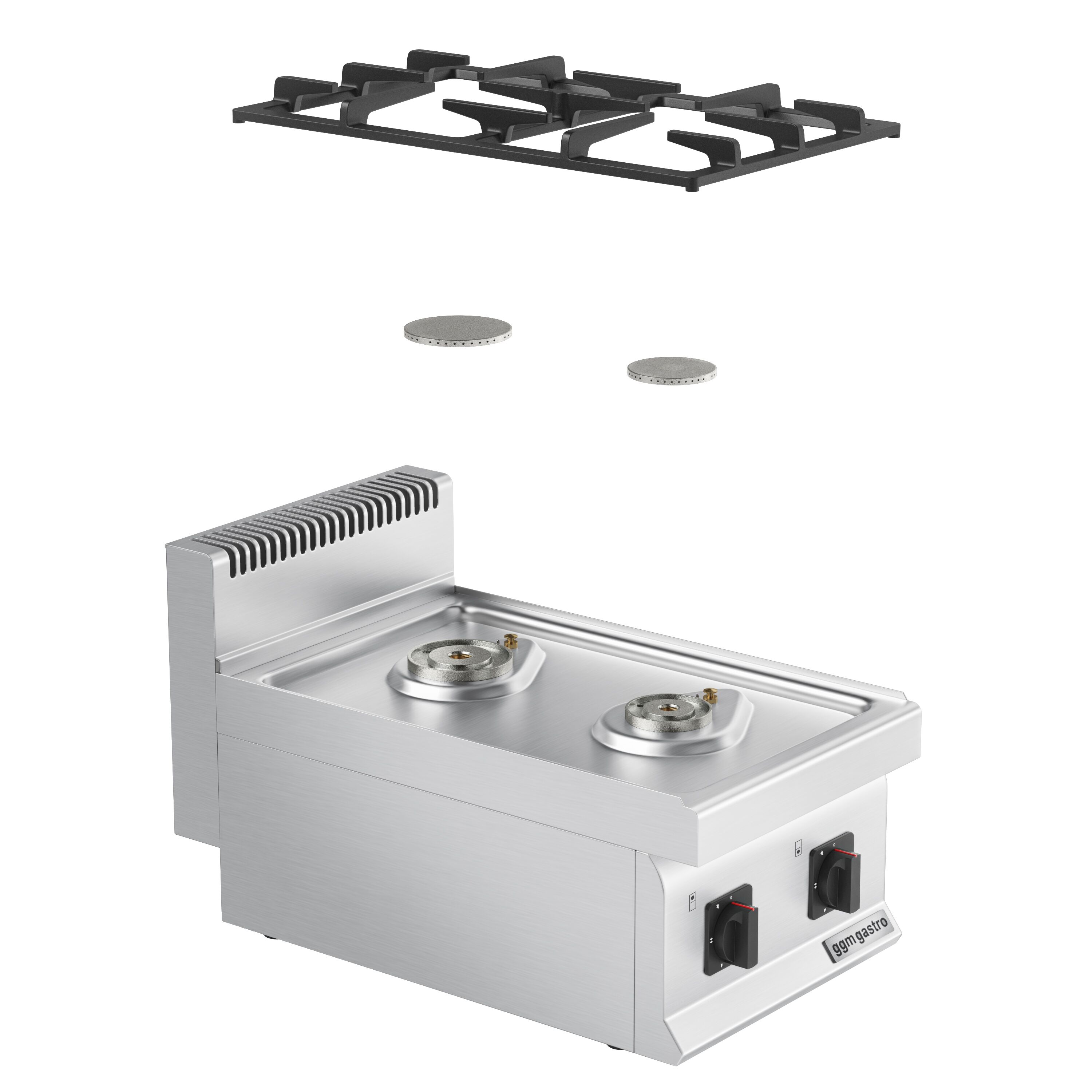 Fourneau à gaz – 10 kW – 2 brûleurs