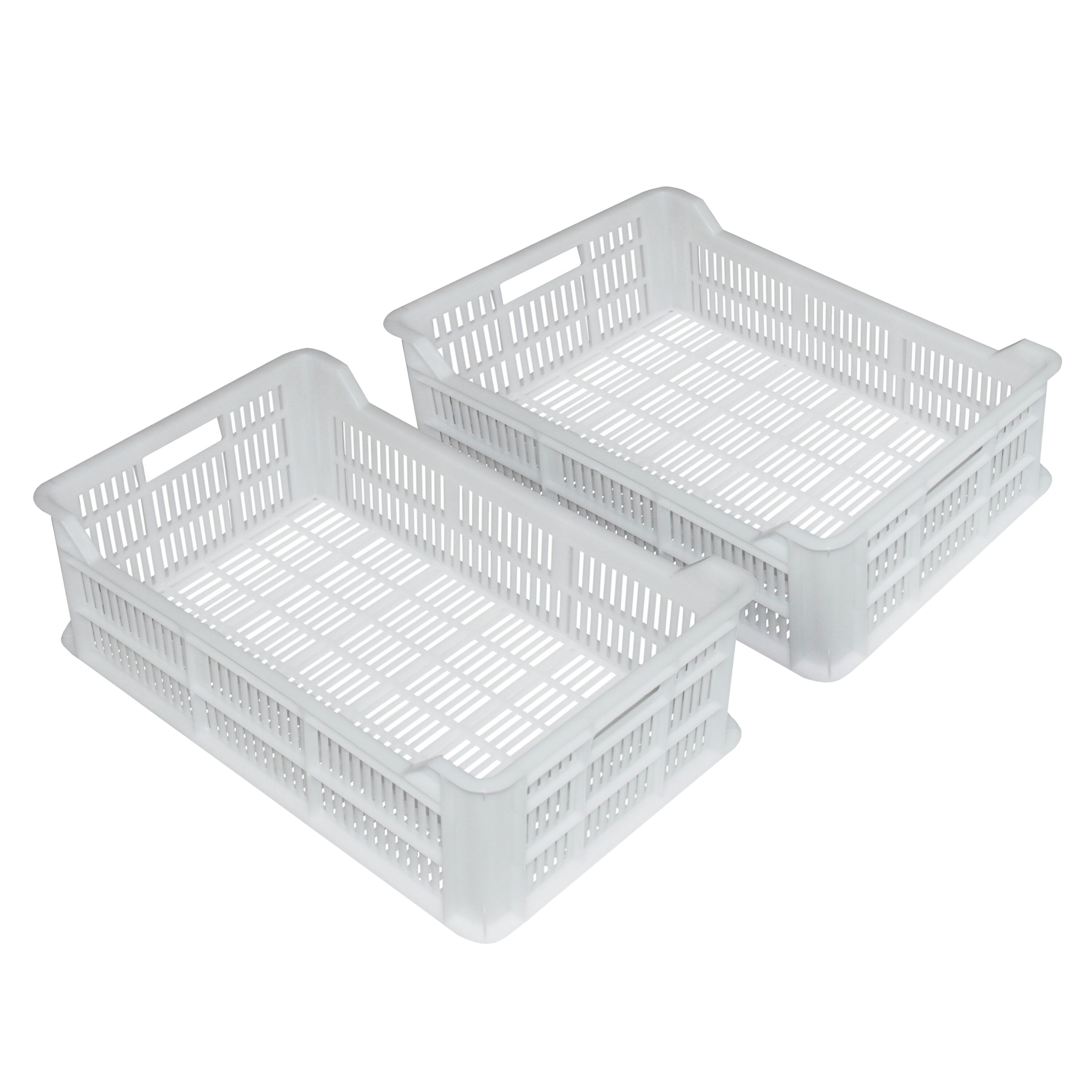 (2 pcs) Panier - plastique robuste - 309x516x175mm - Haut - compatible avec KSS600HN & TKSS600HN
