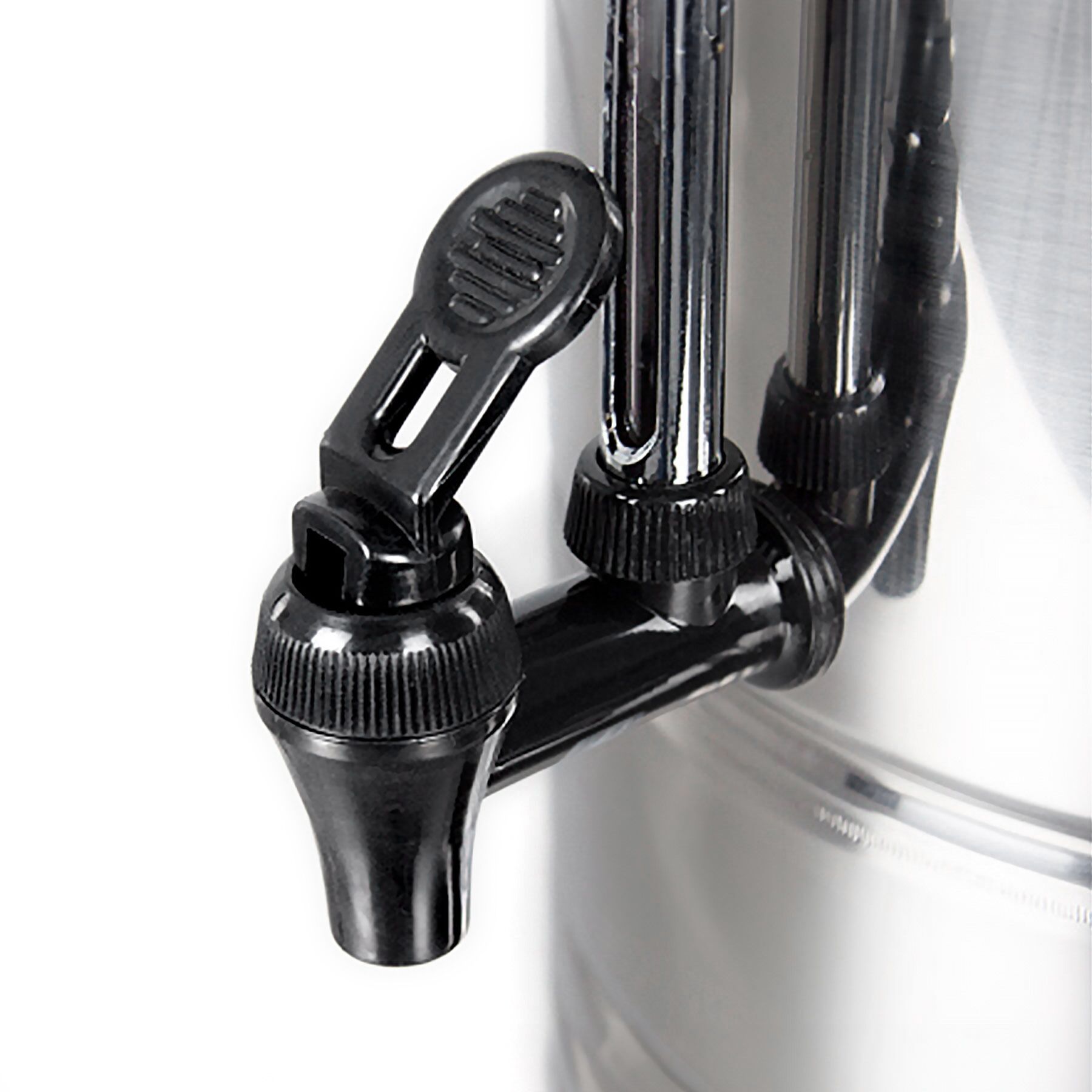 Commercial Manual Fill Hot Water Urn / Mulled Wine Urn - 17L - 2.5kW - Adjustable Thermostat 30–110°C - Stainless Steel - with Dispensing Tap - Ideal for Mulled Wine