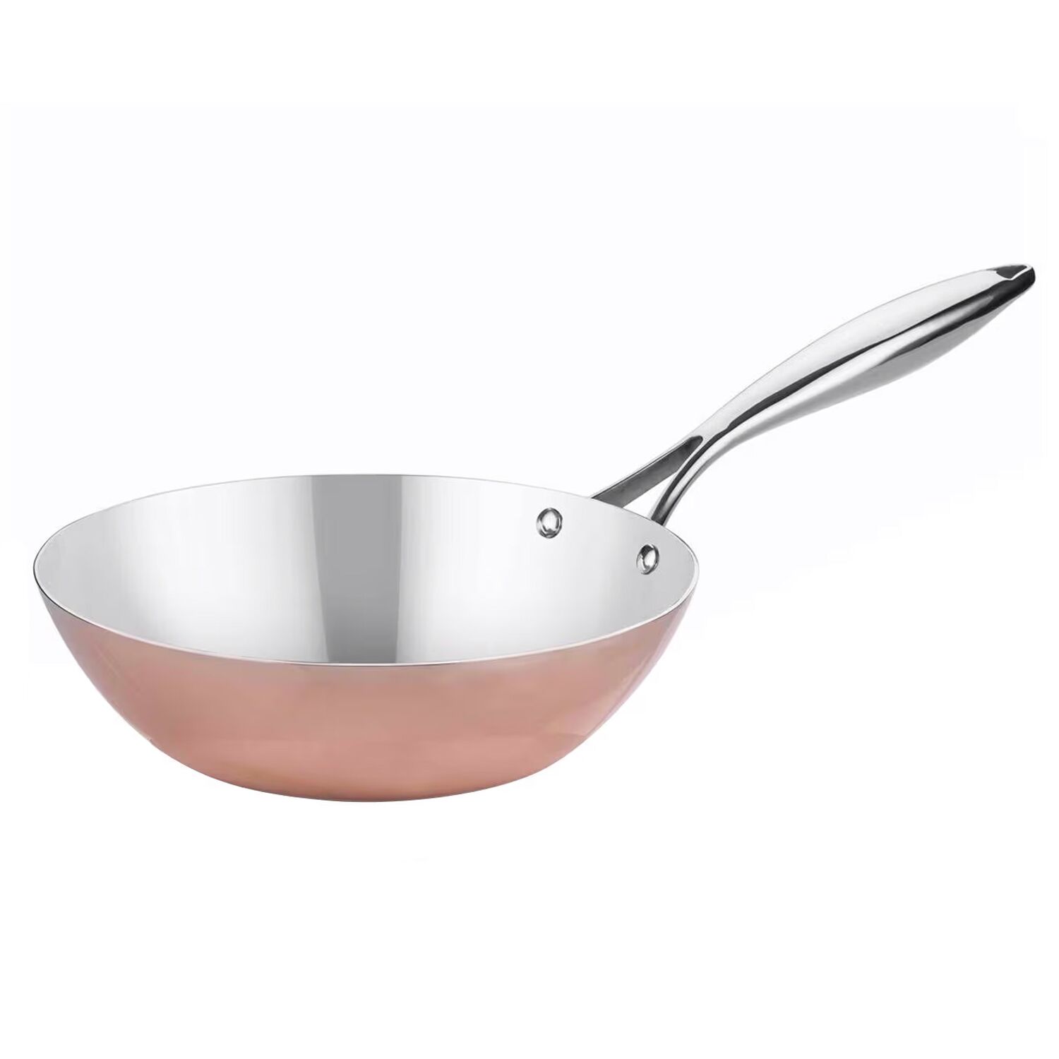 Poêle wok - cuivre - Ø 280 mm - hauteur : 90 mm