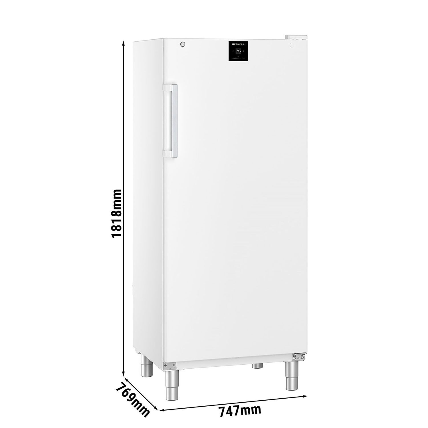 LIEBHERR | Réfrigérateur PERFORMANCE – 571 litres – Intérieur en plastique – avec 1 porte – Blanc