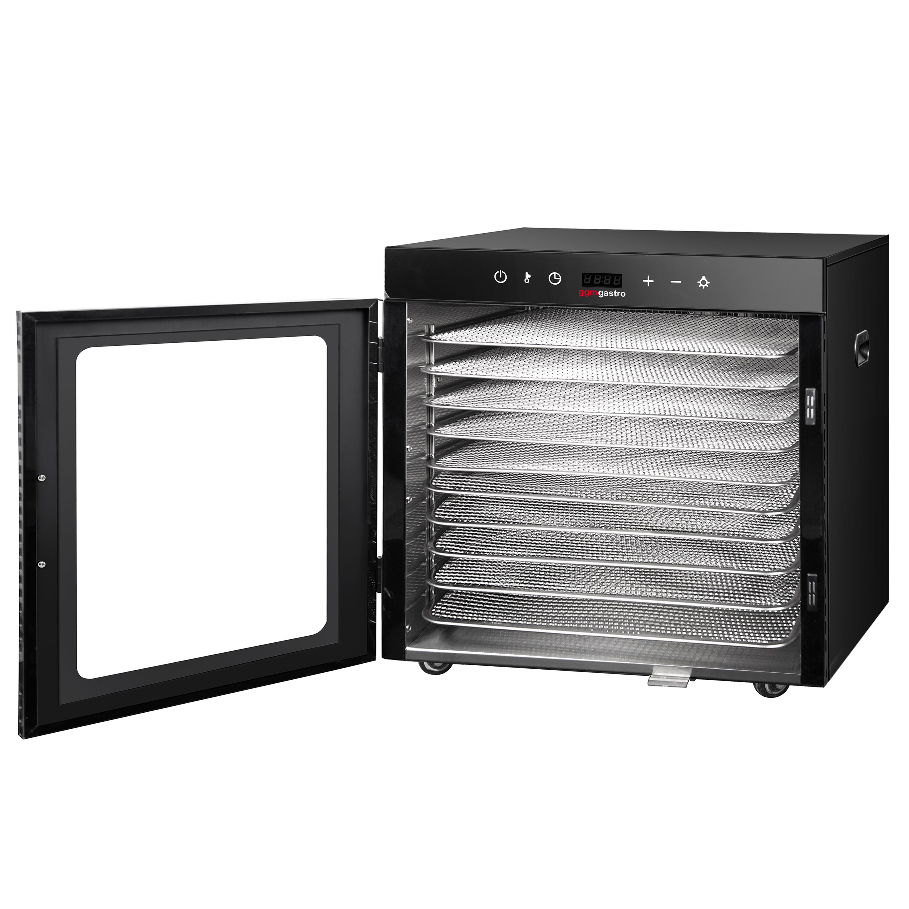 Essiccatore alimentare professionale - con 10 ripiani - acciaio inox - 800W