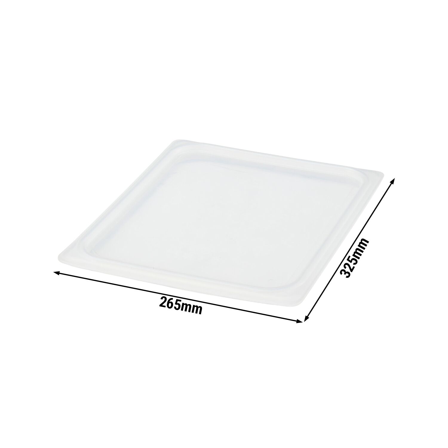 (6 pièces) CAMBRO | Couvercle GN 1/2 en polypropylène – hermétique – translucide
