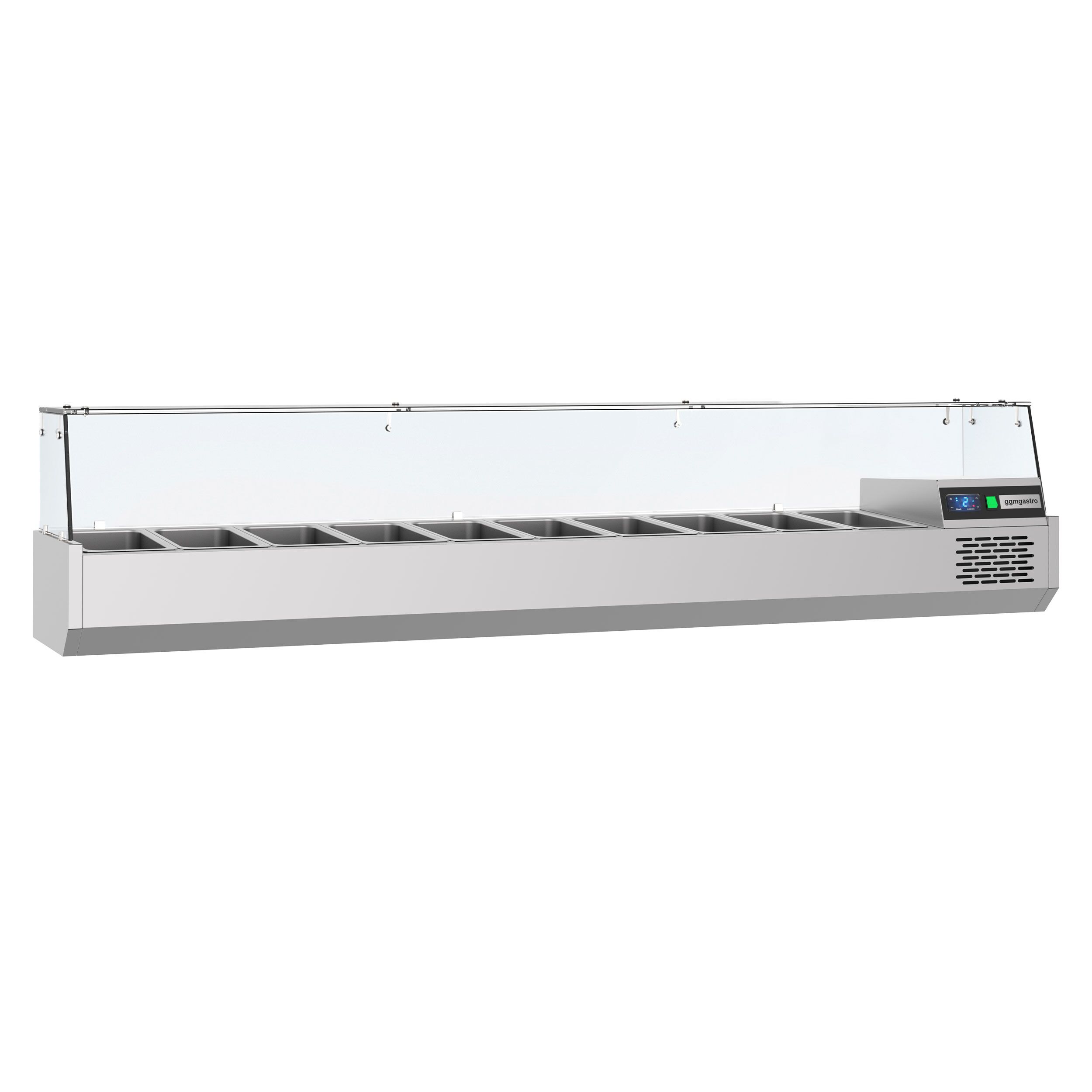 Vitrine Réfrigérée à Ingrédients PREMIUM - 2100x390mm - 10x GN 1/3