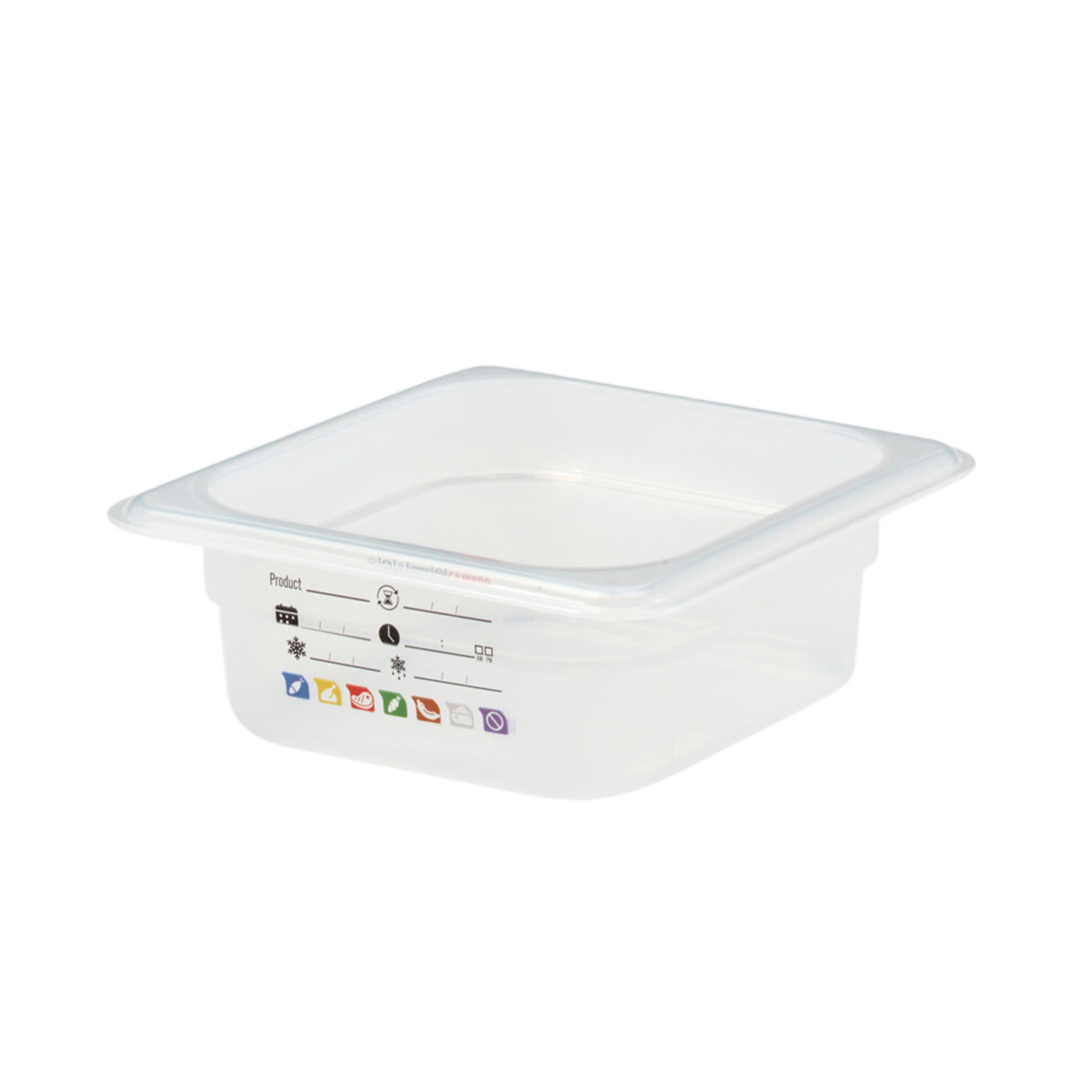 (6 pièces) CAMBRO | SafeTrak - Récipients en polypropylène GN 1/6 - laiteux - Hauteur : 65mm