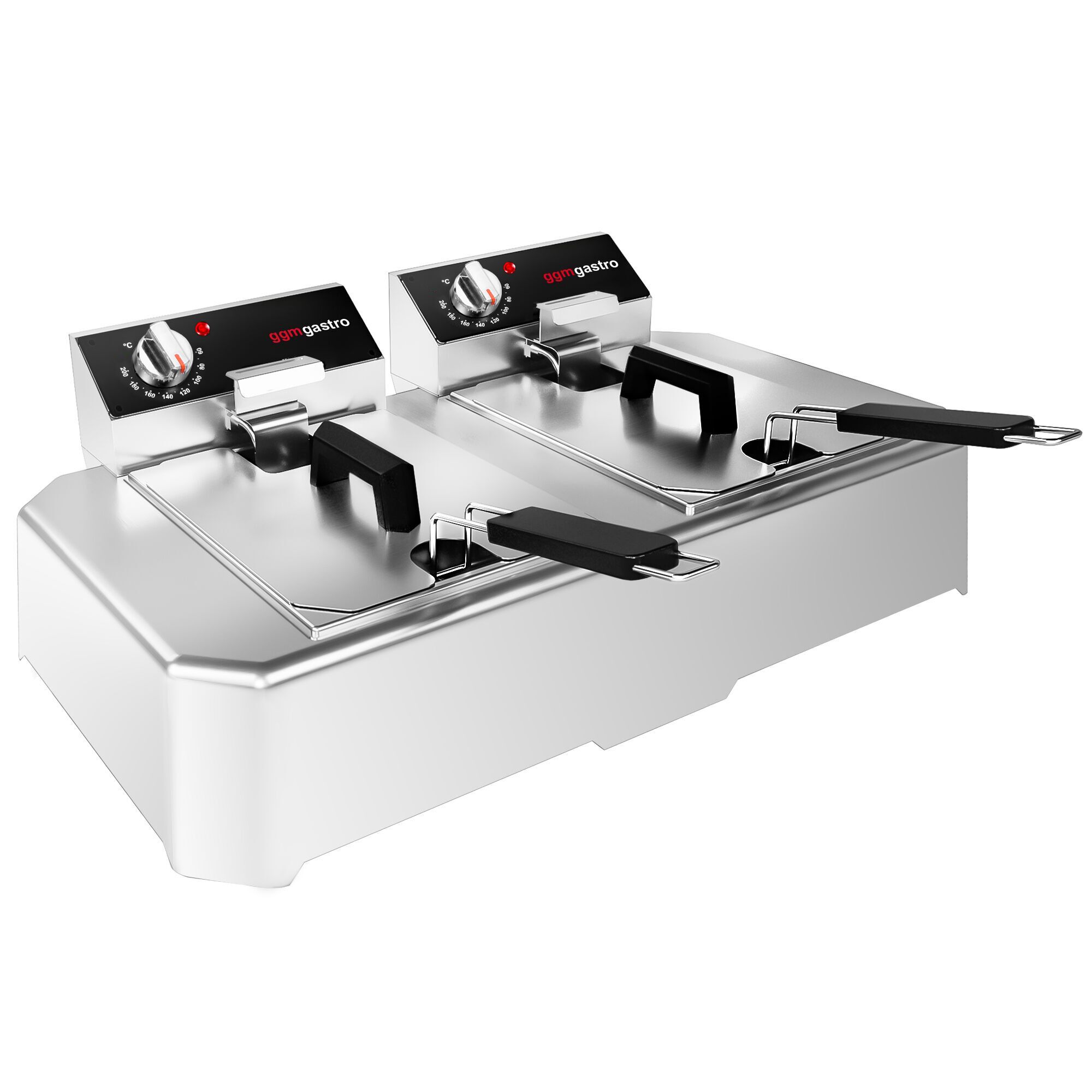Friteuse électrique double – 5+5 litres – 7,5 kW