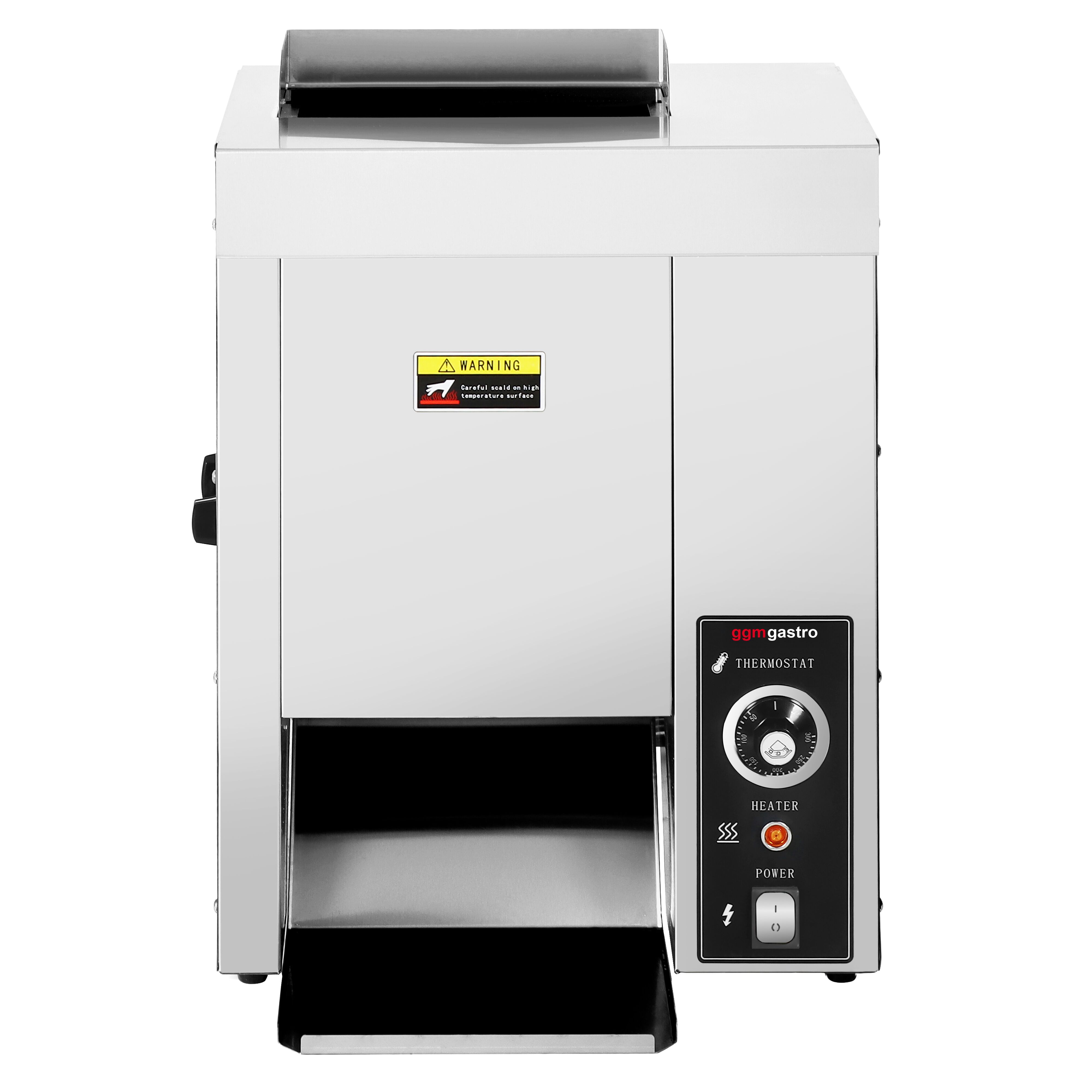 Toaster vertical - Manuel - 2 kW - pour pains à burger & hot-dog