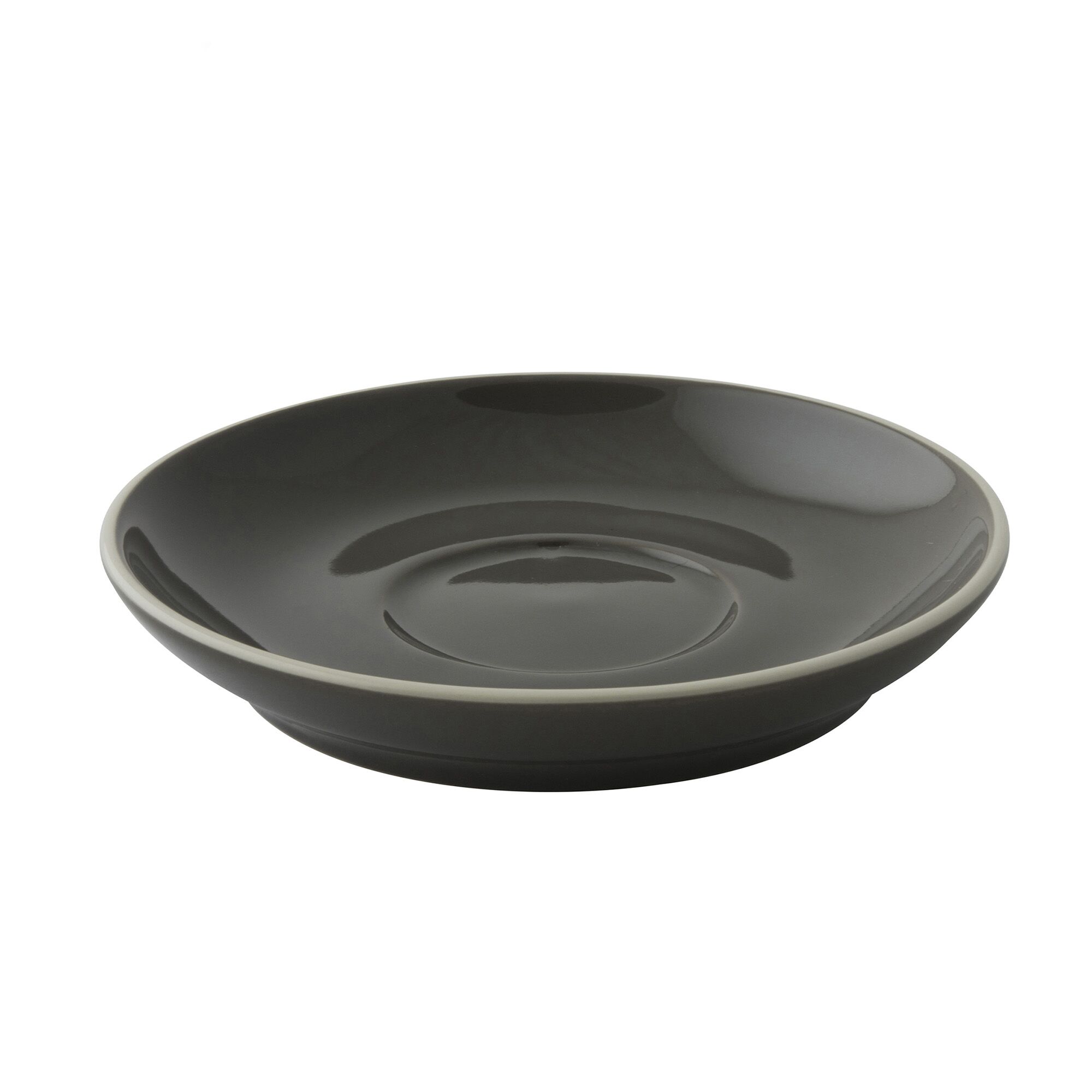 (6 pièces) COLORS – Sous-tasse à cappuccino – Ø 140 mm – Gris