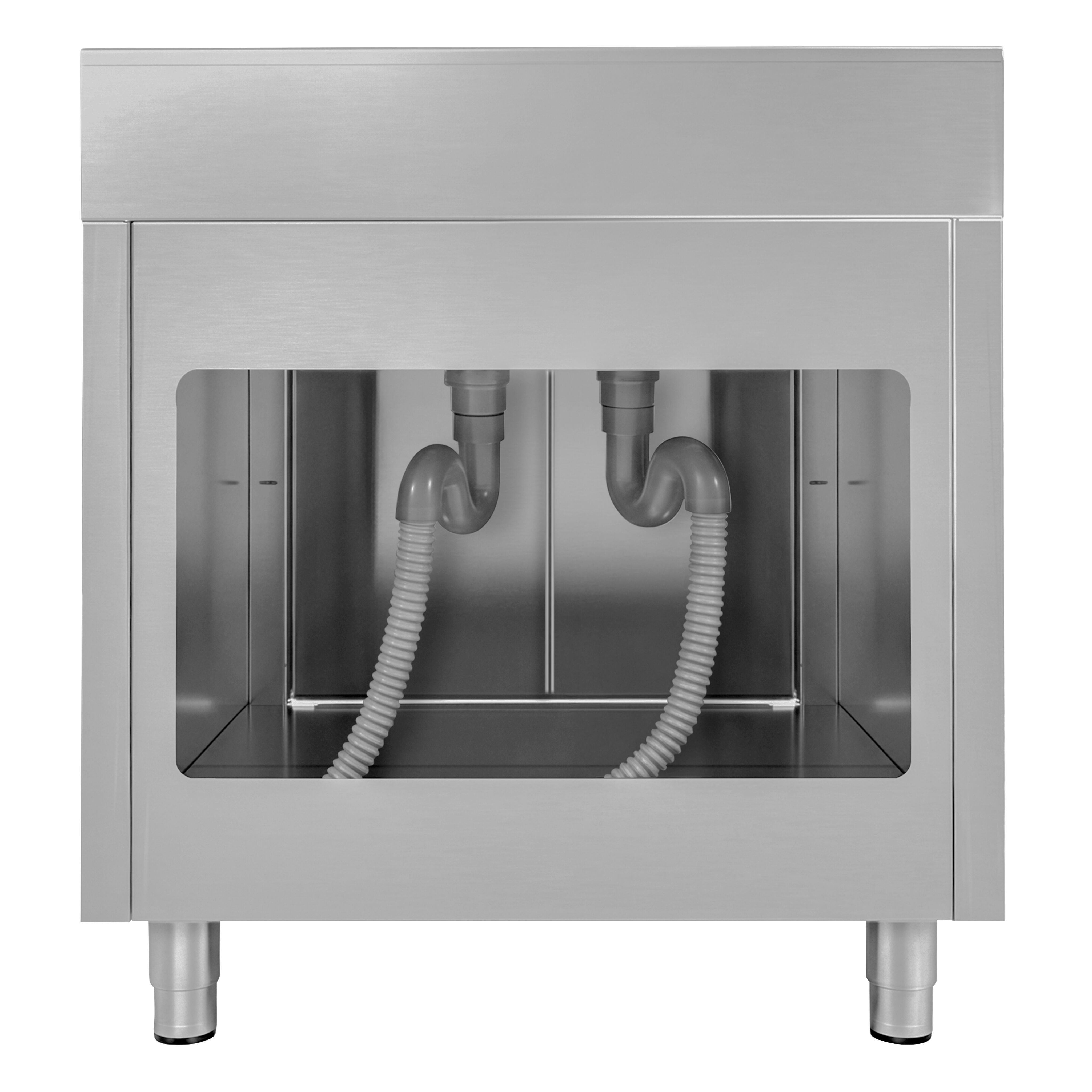 Commercial Sink Cabinet ECO - 1000x700mm - with 2 bowls centre
