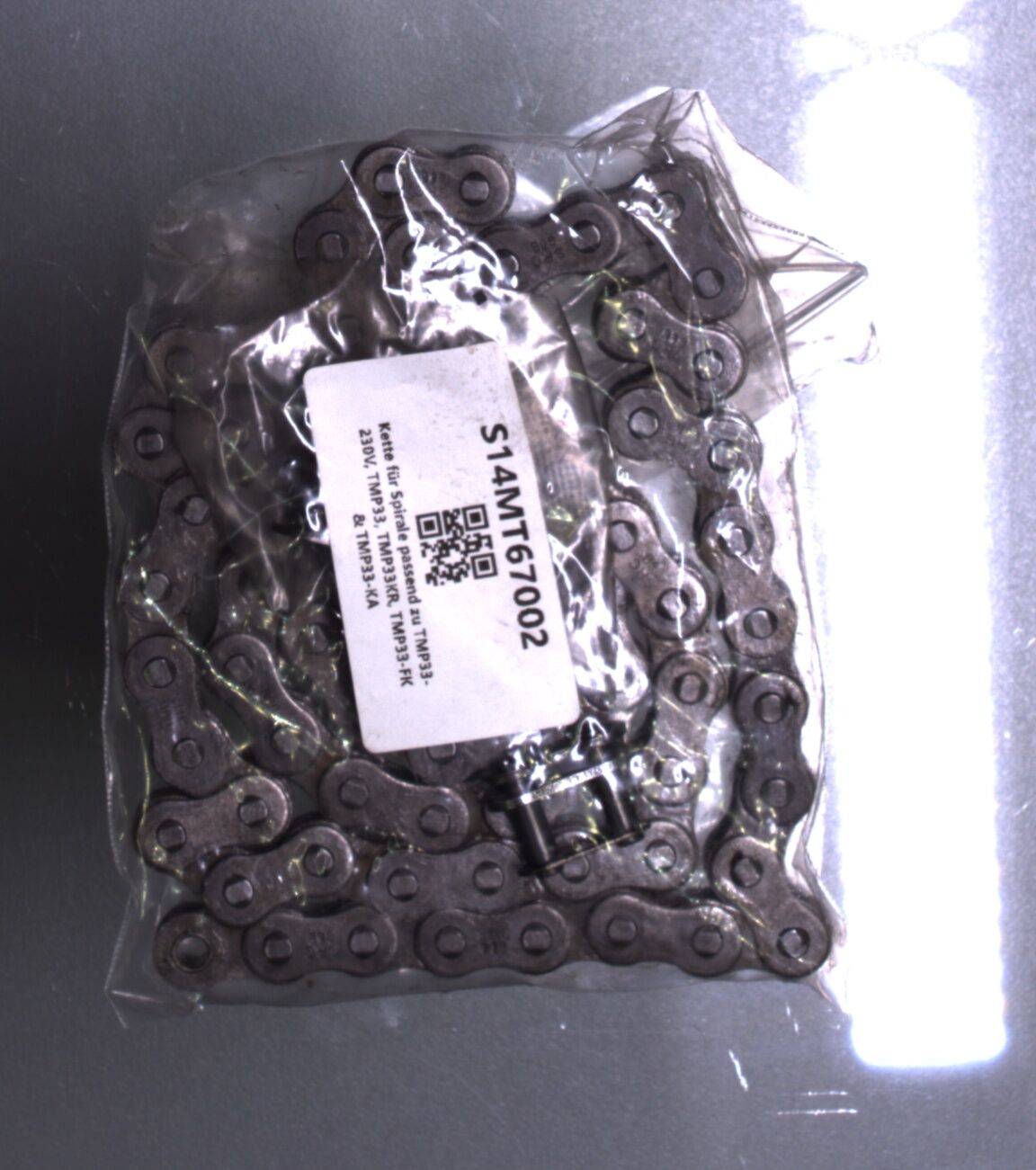 Spiral Dough Mixer Drive Chain - Fits TMP33-230V, TMP33, TMP33KR, TMP33-FK & TMP33-KA