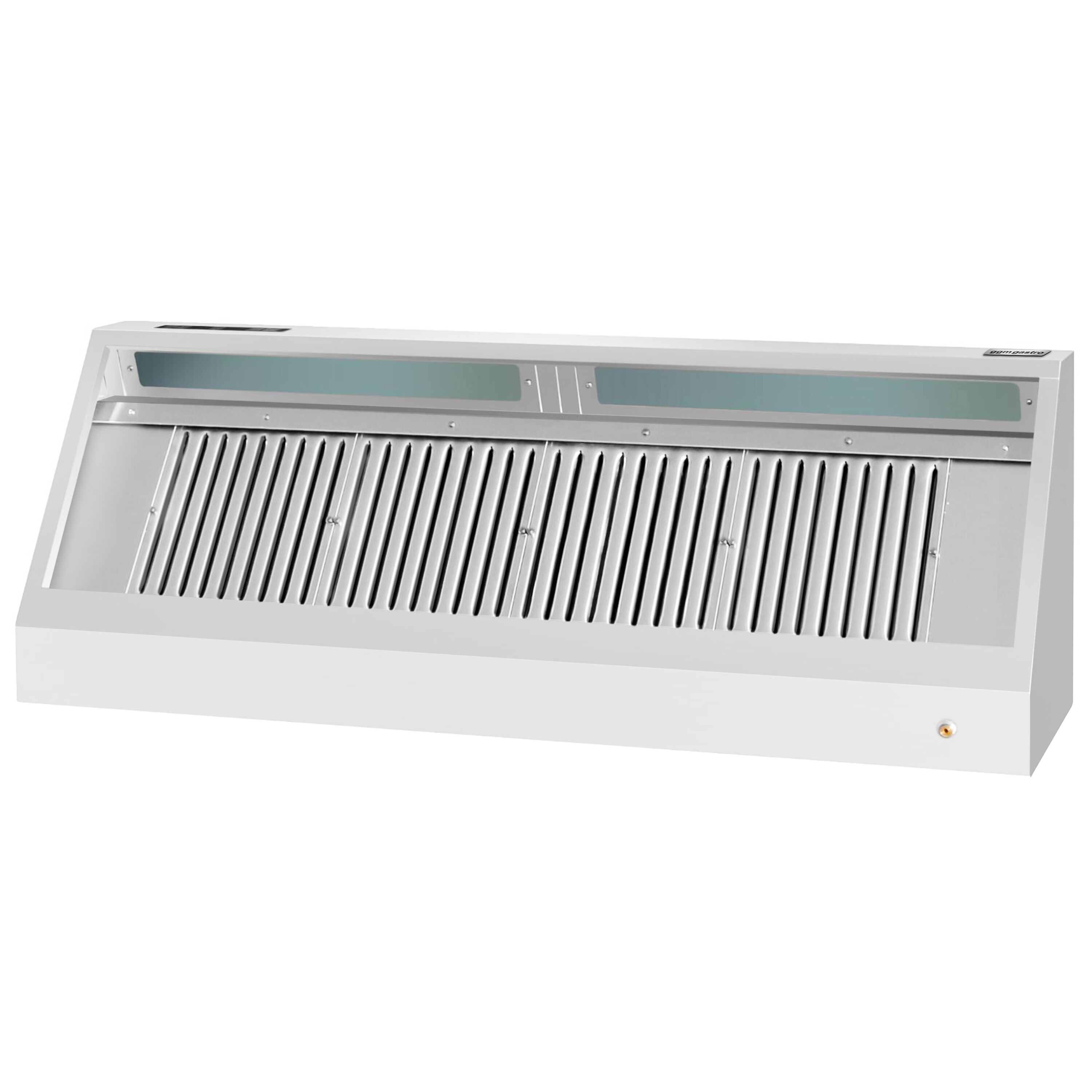 Hotte murale avec moteur – 2000 mm – régulateur, filtre et lampe