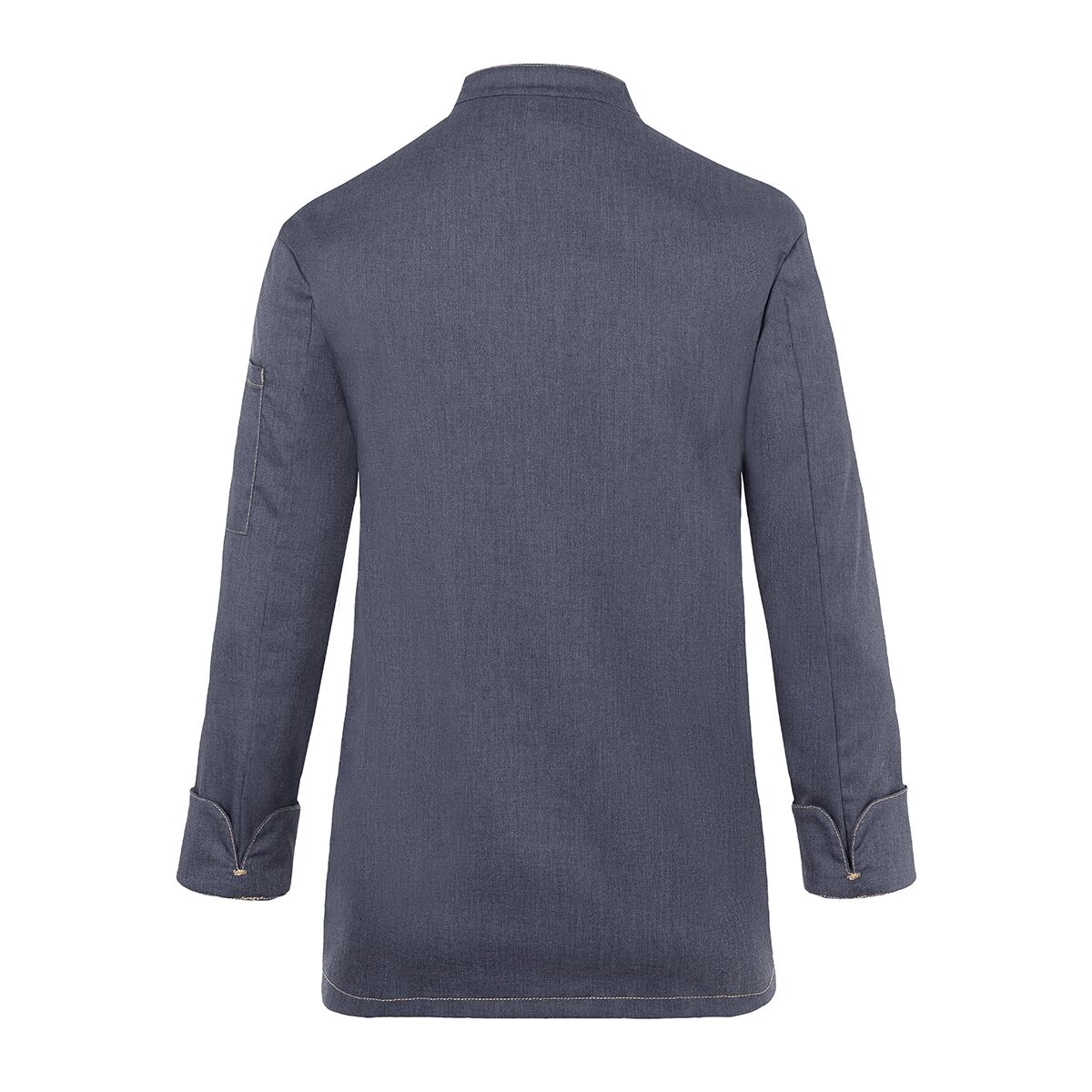 (6 pièces) KARLOWSKY | Veste de cuisine femme style jeans - Noir Vintage - Taille : 40