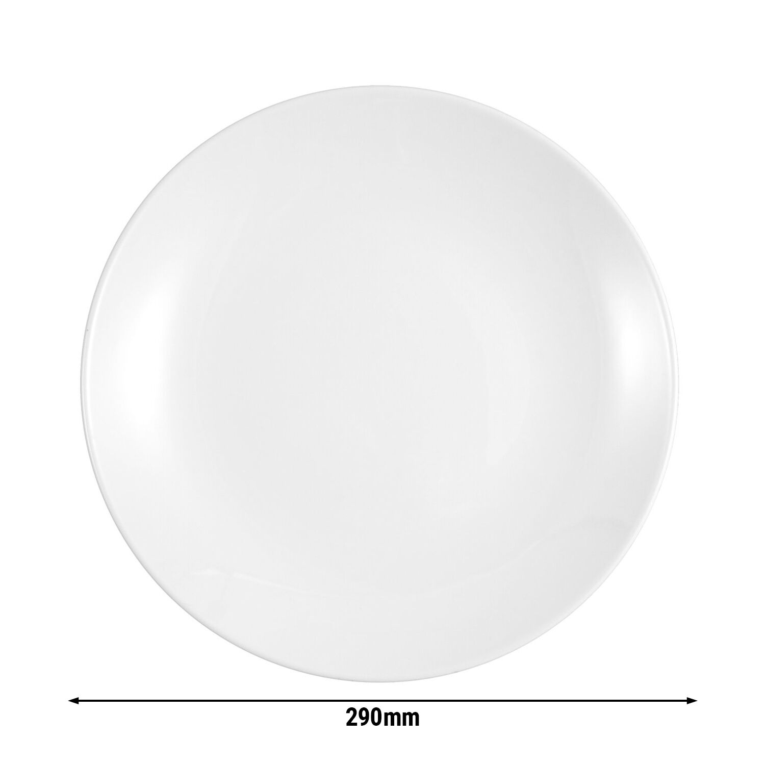 (6 piezas) Seltmann Weiden - Plato plano redondo - Ø 29 cm
